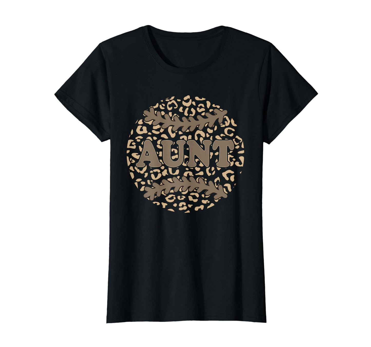 Leopard Baseball Aunt Sport Aunt Ball T-Shirt - Streetwear Style Men Women - T-Shirt, Sweatshirt, Hoodie