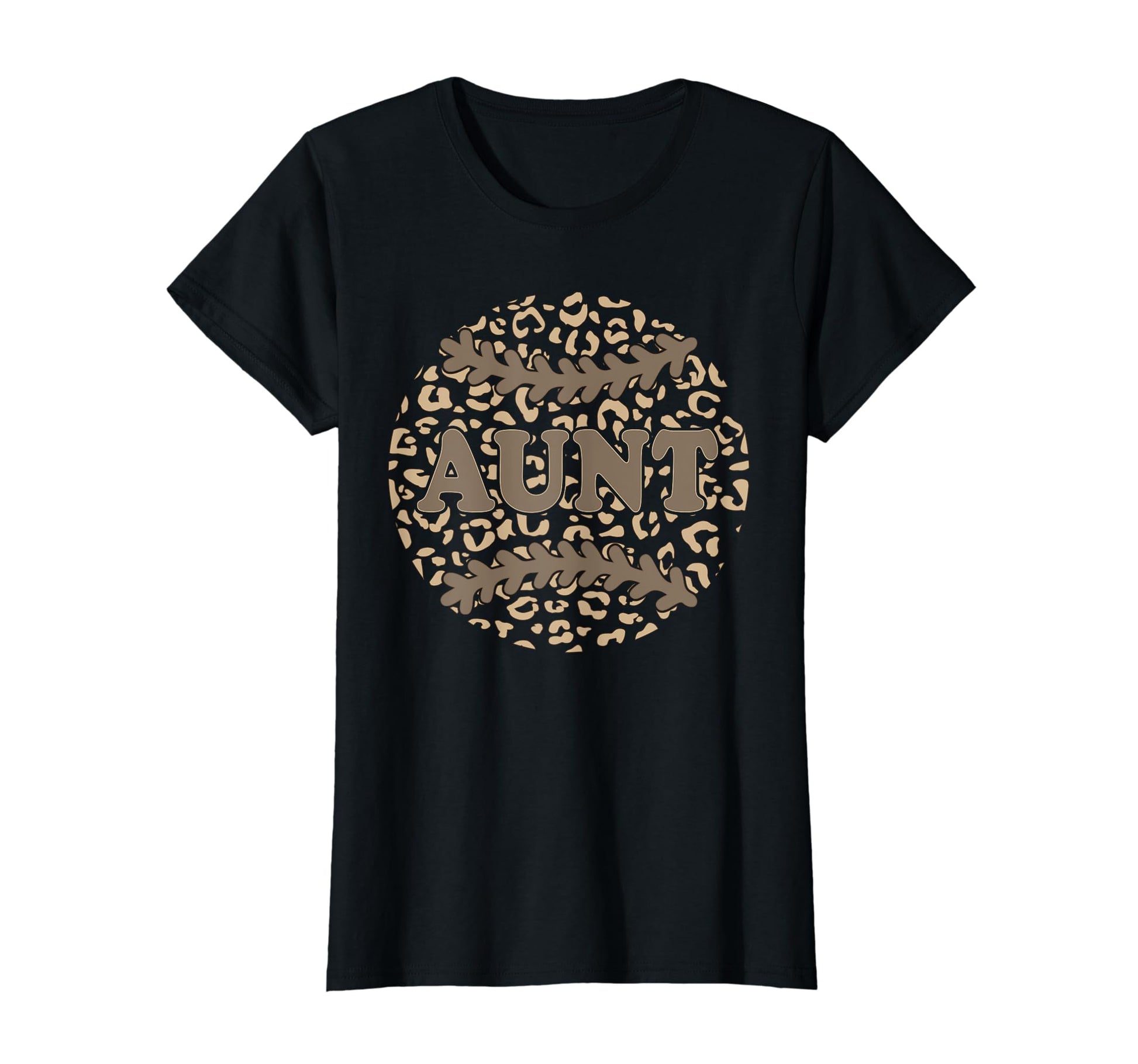 Leopard Baseball Aunt Sport Aunt Ball T-Shirt - Streetwear Style Men Women - T-Shirt, Sweatshirt, Hoodie