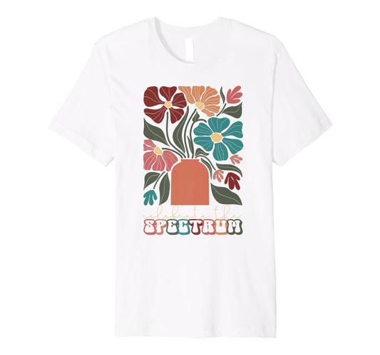 Autism Neurodiversity Celebrate Spectrum T-Shirt - Streetwear Style Unisex - T-Shirt, Sweatshirt, Hoodie