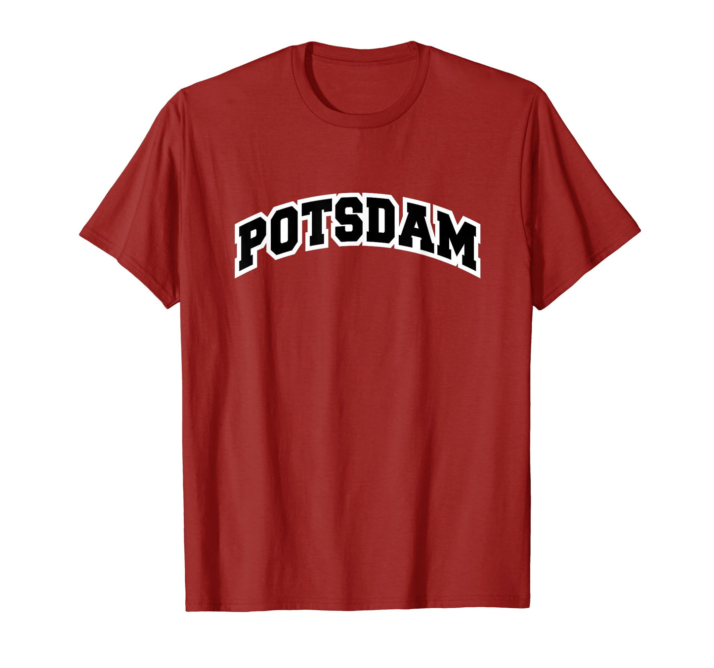 Potsdam New York Varsity Red T-Shirt - Casual Everyday Wear Unisex - T-Shirt, Sweatshirt, Hoodie