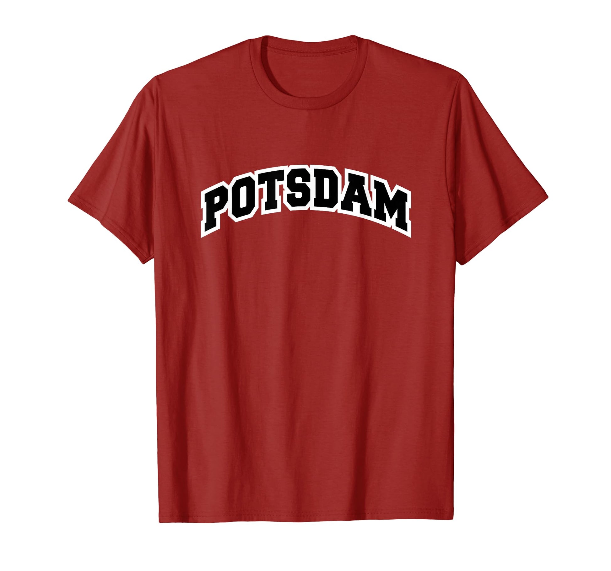 Potsdam New York Varsity Red T-Shirt - Casual Everyday Wear Unisex - T-Shirt, Sweatshirt, Hoodie