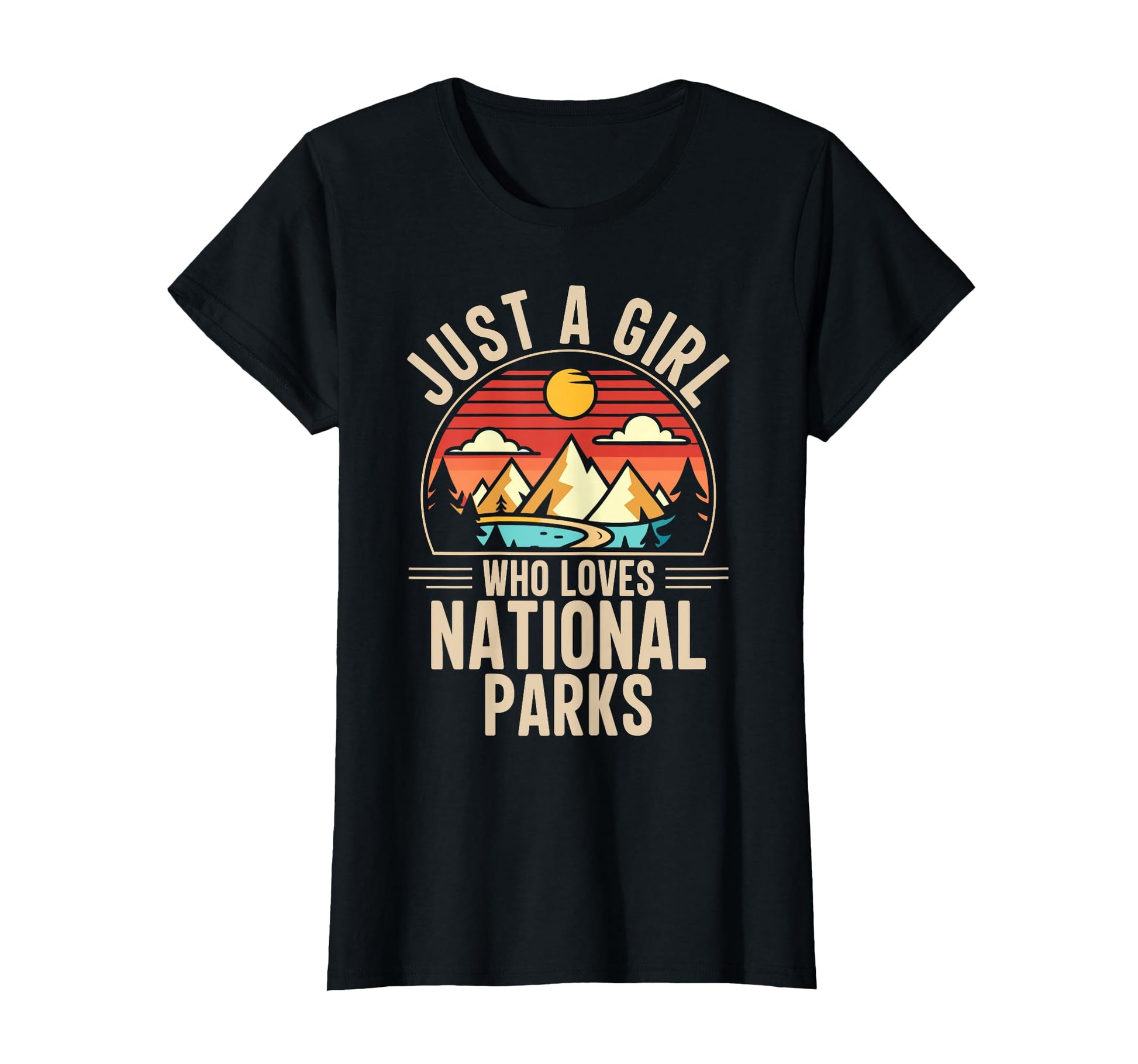 Just Who Loves National Parks Nature T-Shirt - Novelty Apparel for Adults - T-Shirt, Sweatshirt, Hoodie