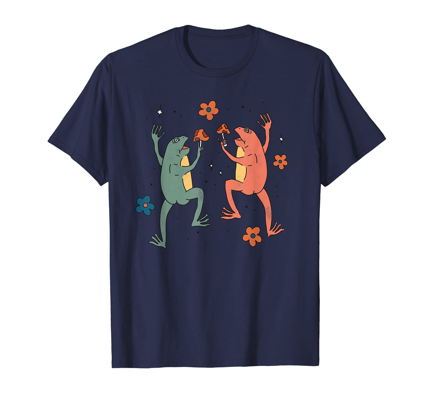 Mushroom Frog Granola Aesthetic T-Shirt - Fun Novelty Design Unisex - T-Shirt, Sweatshirt, Hoodie