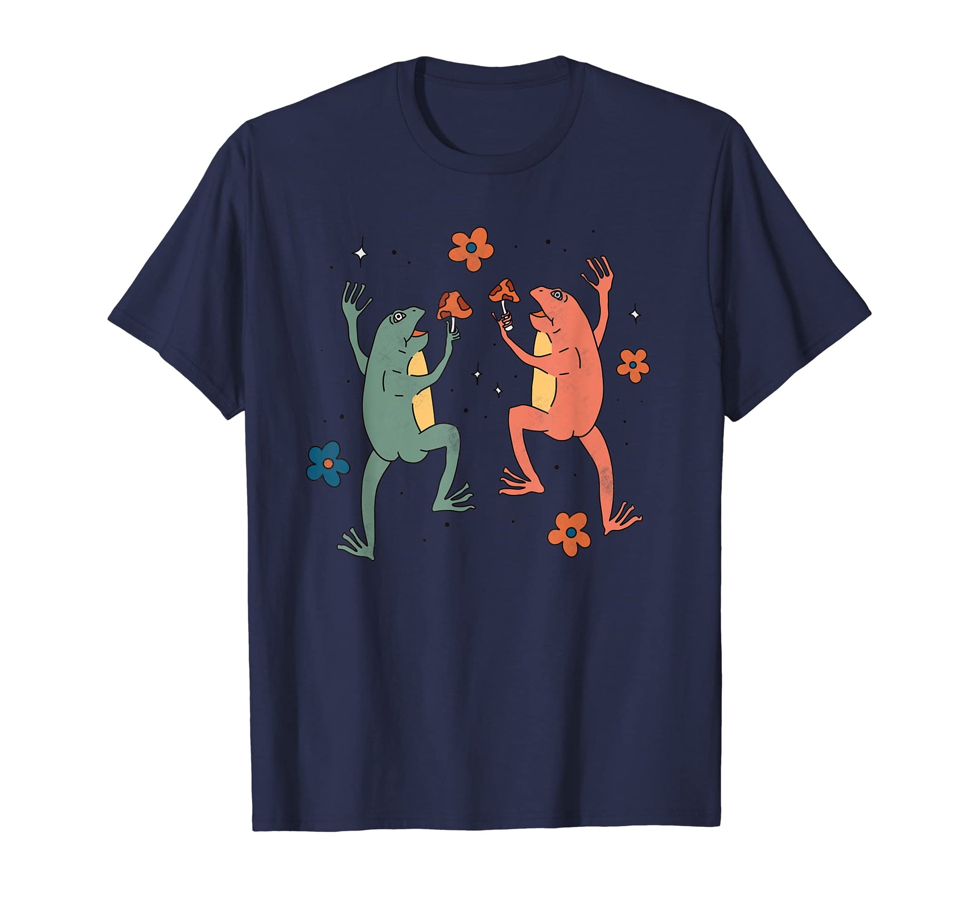 Mushroom Frog Granola Aesthetic T-Shirt - Fun Novelty Design Unisex - T-Shirt, Sweatshirt, Hoodie