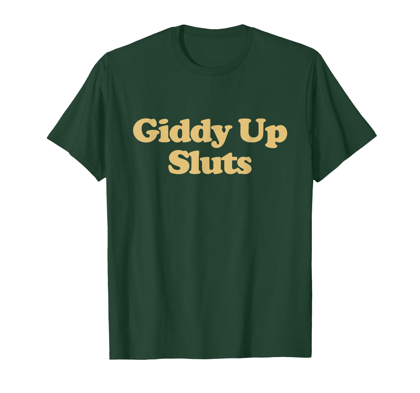 Giddy Up Sluts Y2K Aesthetic Trendy T-Shirt - Trendy Graphic Unisex - T-Shirt, Sweatshirt, Hoodie