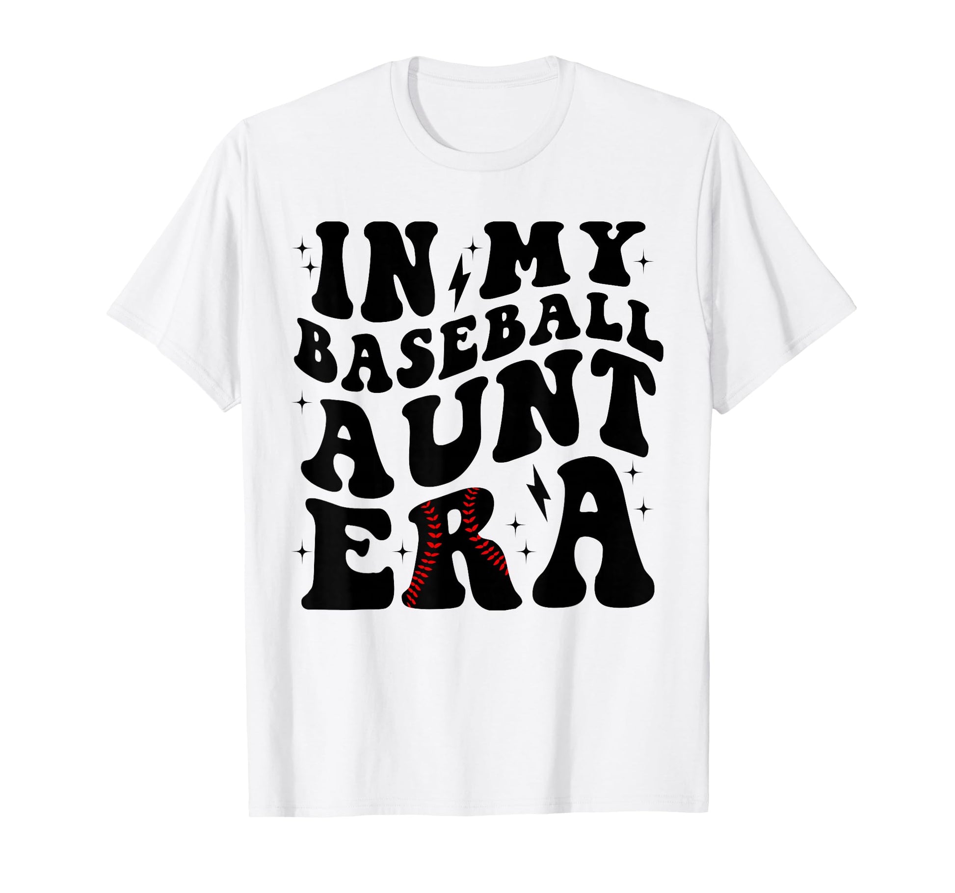 Groovy My Baseball Aunt Era Baseball T-Shirt - Unique Graphic for Adults - T-Shirt, Sweatshirt, Hoodie