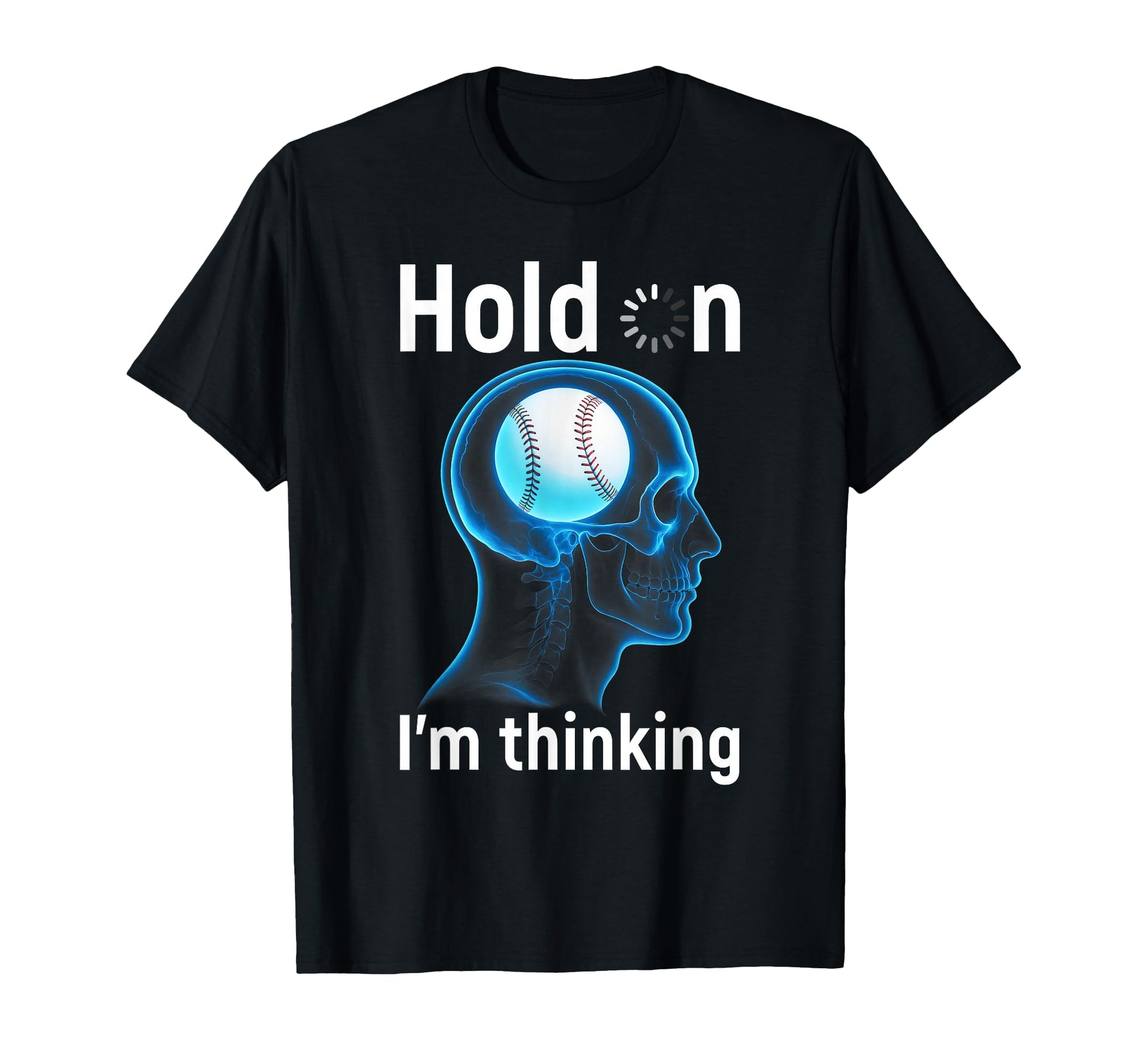 Baseball Player Hold Im Thinking T-Shirt - Custom Art Print for Adults - T-Shirt, Sweatshirt, Hoodie