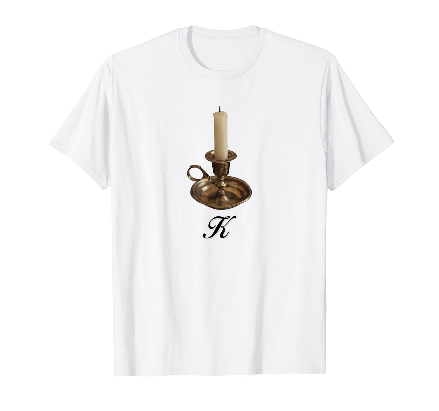 Candle K Coquette Girlcore Y2K Aesthetic T-Shirt - Minimalist Print Unisex - T-Shirt, Sweatshirt, Hoodie