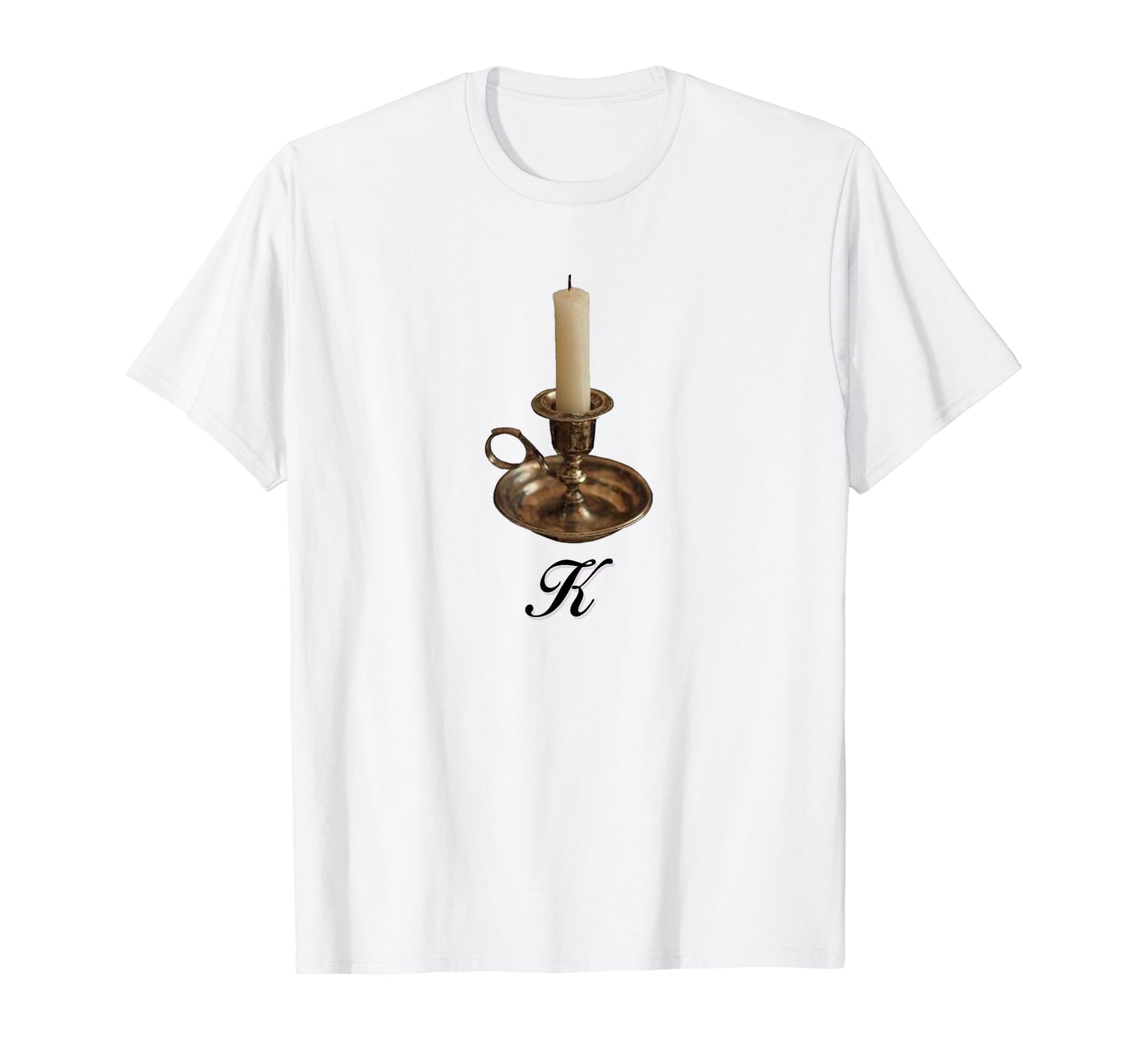 Candle K Coquette Girlcore Y2K Aesthetic T-Shirt - Minimalist Print Unisex - T-Shirt, Sweatshirt, Hoodie
