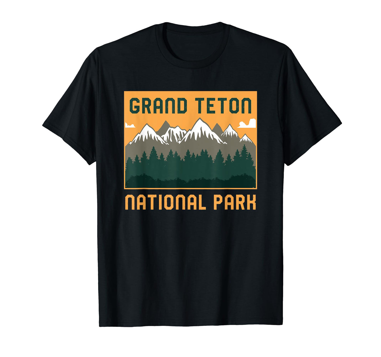Grand Teton National Park Wyoming T-Shirt - Minimalist Print Men Women - T-Shirt, Sweatshirt, Hoodie