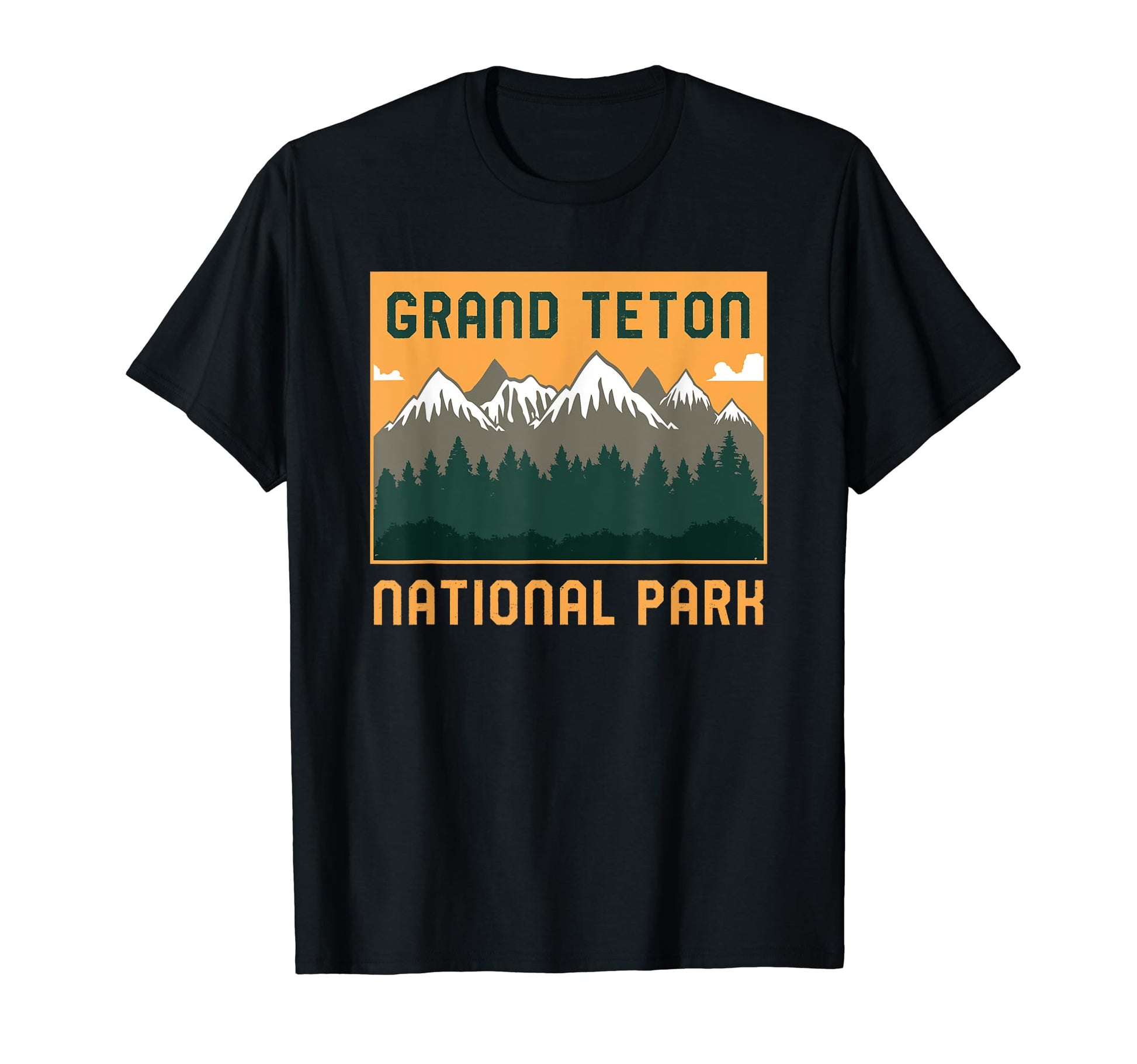 Grand Teton National Park Wyoming T-Shirt - Minimalist Print Men Women - T-Shirt, Sweatshirt, Hoodie