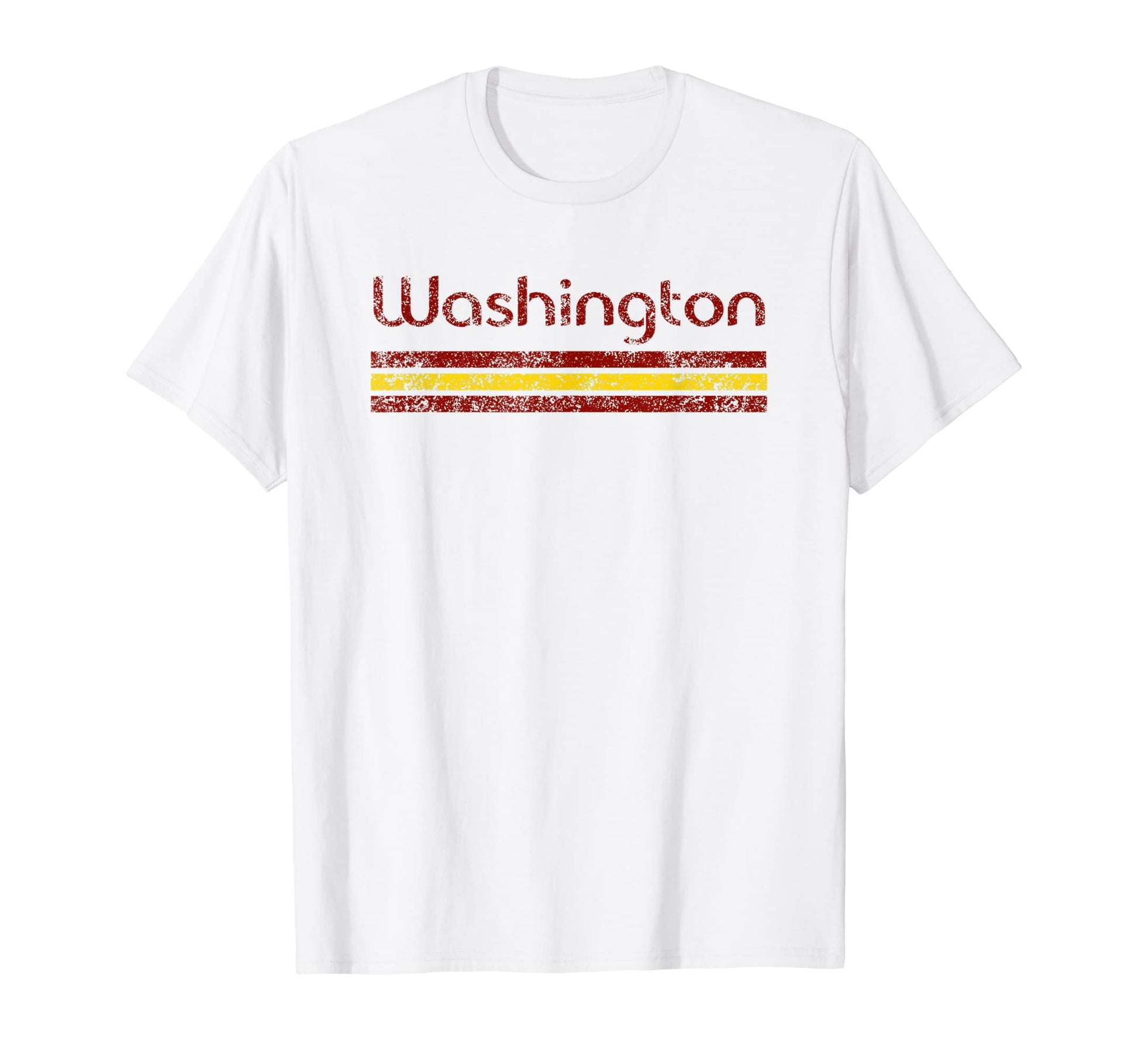 Washington D C Weathered Stripe T-Shirt - Fun Novelty Design Unisex - T-Shirt, Sweatshirt, Hoodie