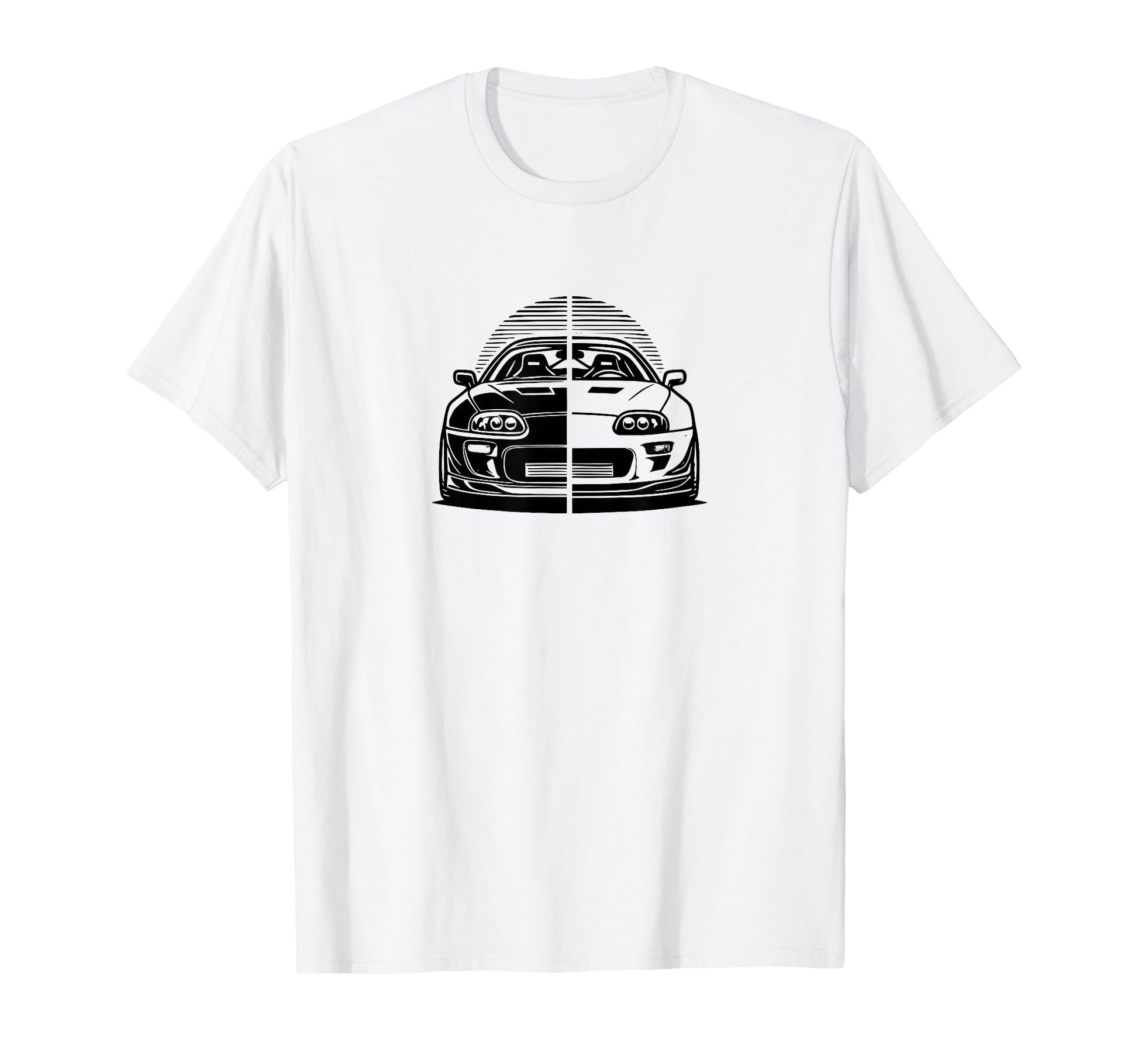 Jdm Mk4 Supra Hand Drawn Split T-Shirt - Streetwear Style for Adults - T-Shirt, Sweatshirt, Hoodie