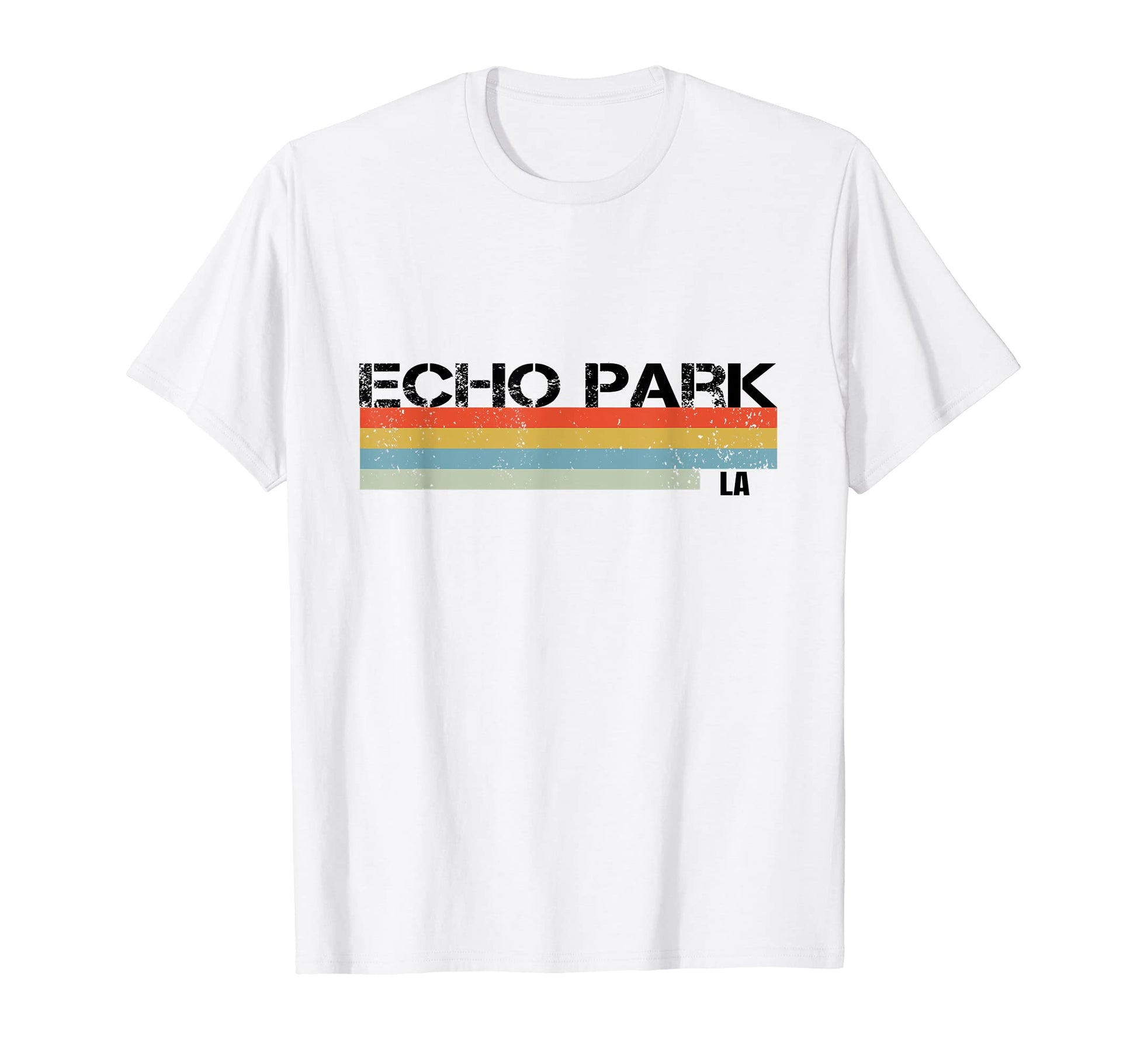 Echo Park Stripes T-Shirt - Minimalist Print Unisex - T-Shirt, Sweatshirt, Hoodie