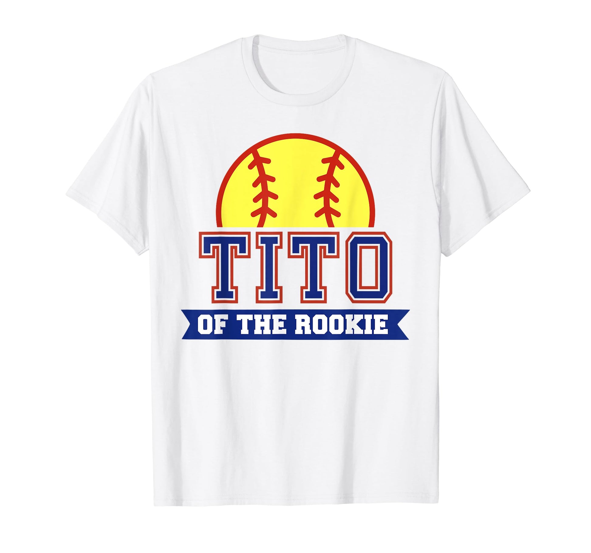 Tito Rookie 1St Birthday Softball Theme T-Shirt - Graphic Print Unisex - T-Shirt, Sweatshirt, Hoodie