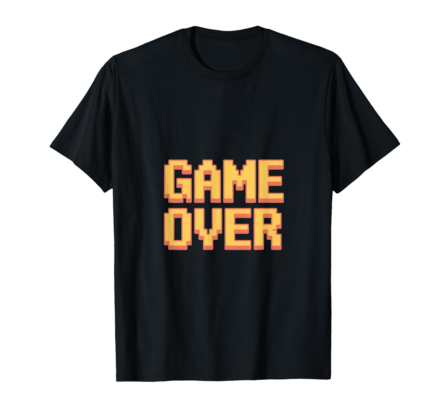 Game Over Pixel Arcade Video Gamer Meme T-Shirt - Trendy Graphic Men Women - T-Shirt, Sweatshirt, Hoodie