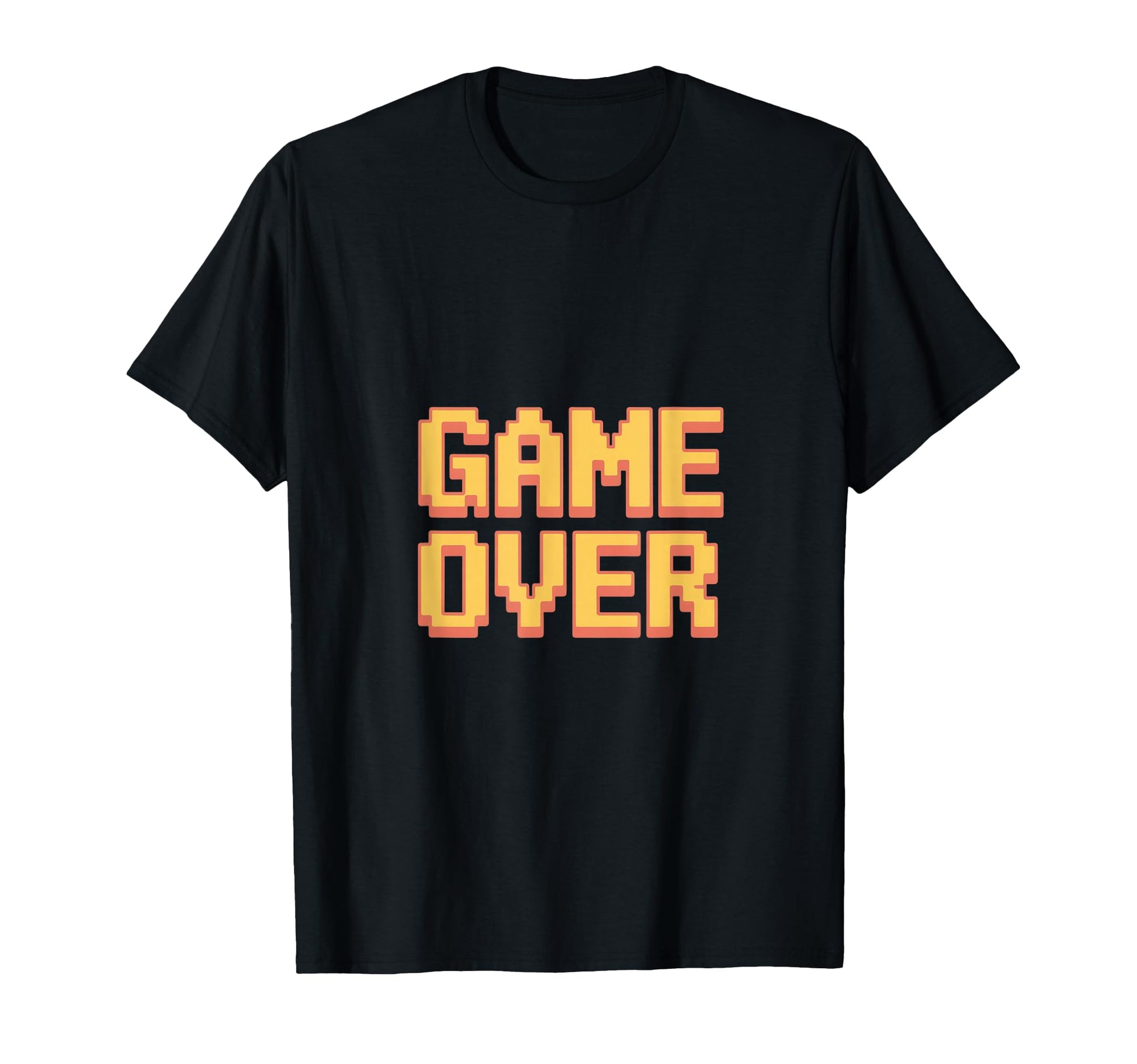 Game Over Pixel Arcade Video Gamer Meme T-Shirt - Trendy Graphic Men Women - T-Shirt, Sweatshirt, Hoodie