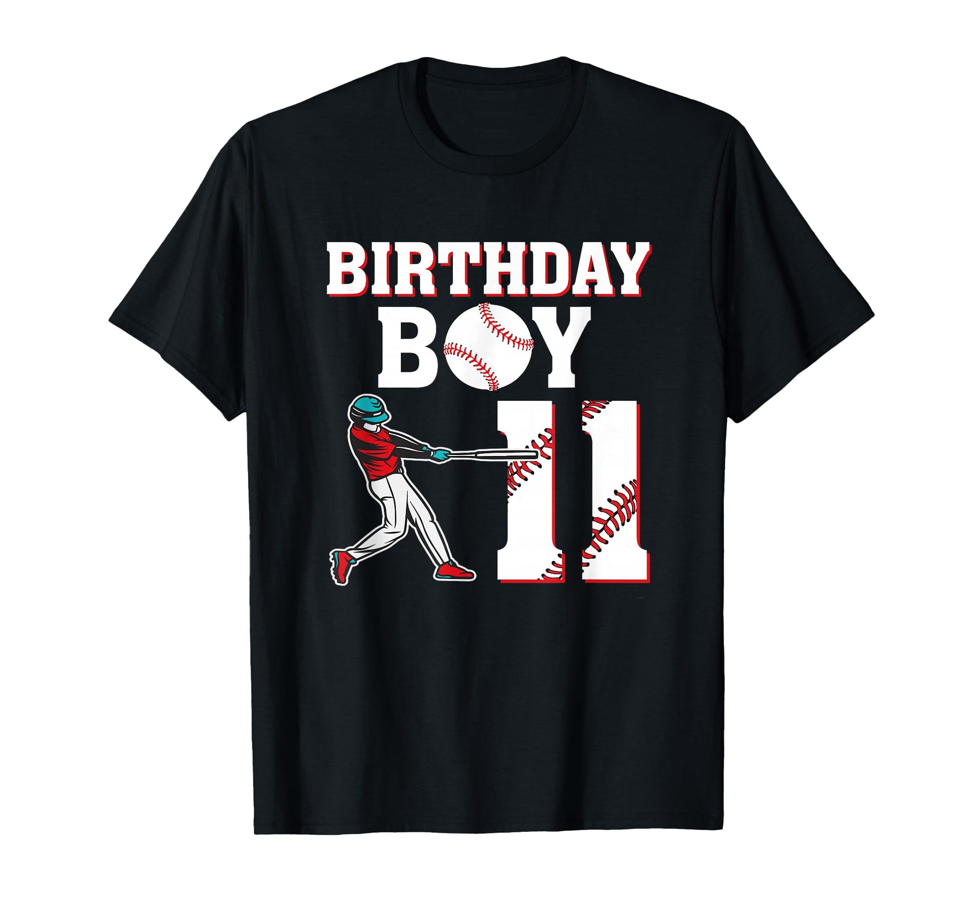 11 Years Old 11Th Birthday Baseball T-Shirt - Streetwear Style Men Women - T-Shirt, Sweatshirt, Hoodie