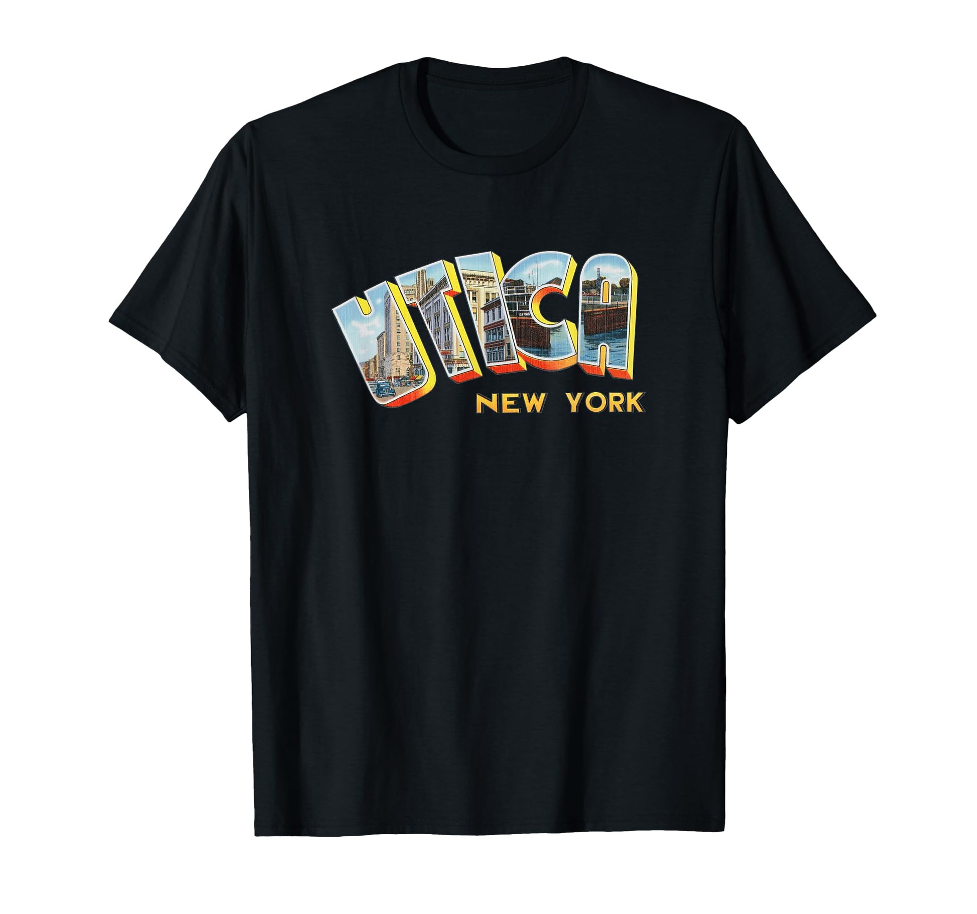 Utica New York Ny Souvenir T-Shirt - Unique Graphic Men Women - T-Shirt, Sweatshirt, Hoodie