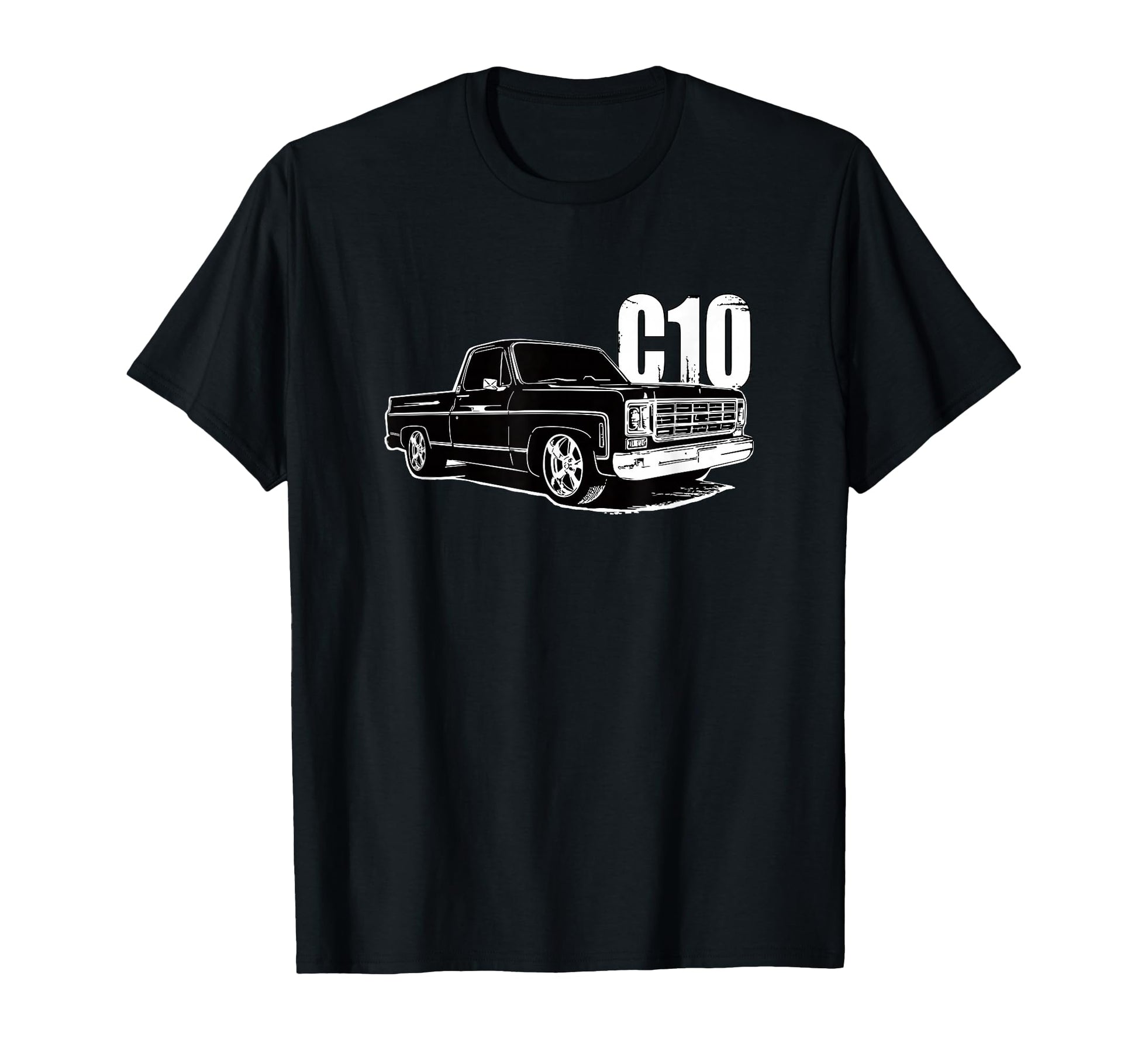 C 10 Square Body Lowered Truck Or Car T-Shirt - Streetwear Style Men Women - T-Shirt, Sweatshirt, Hoodie