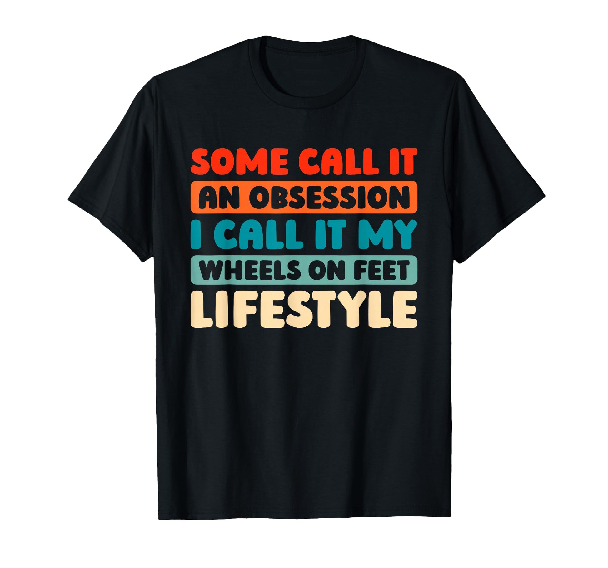 Skates Skater Roller Skating T-Shirt - Minimalist Print Unisex - T-Shirt, Sweatshirt, Hoodie