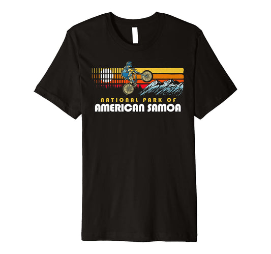 80S National Park American Samoa T-Shirt - Trendy Graphic for Adults - T-Shirt, Sweatshirt, Hoodie