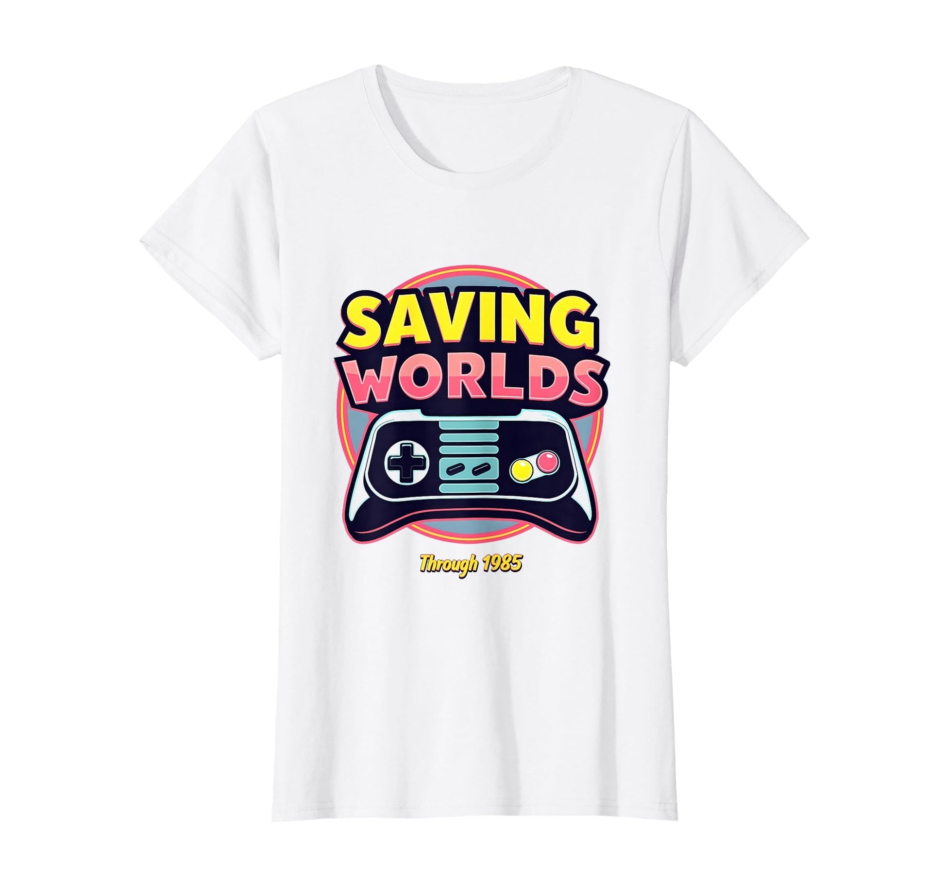 1985 Saving Worlds Gaming T-Shirt - Streetwear Style for Adults - T-Shirt, Sweatshirt, Hoodie