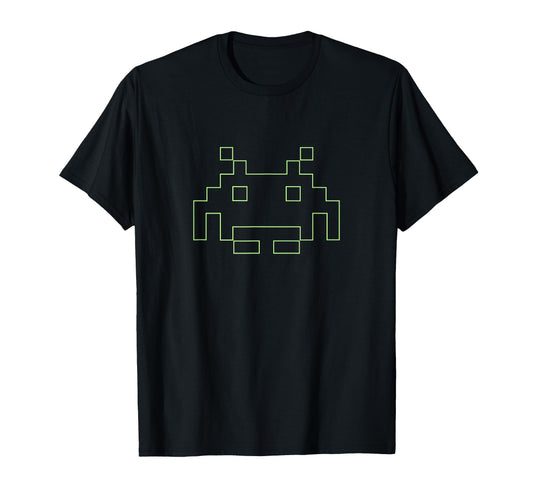 80S Arcade Game Space Alien Invaders T-Shirt - Minimalist Print Men Women - T-Shirt, Sweatshirt, Hoodie