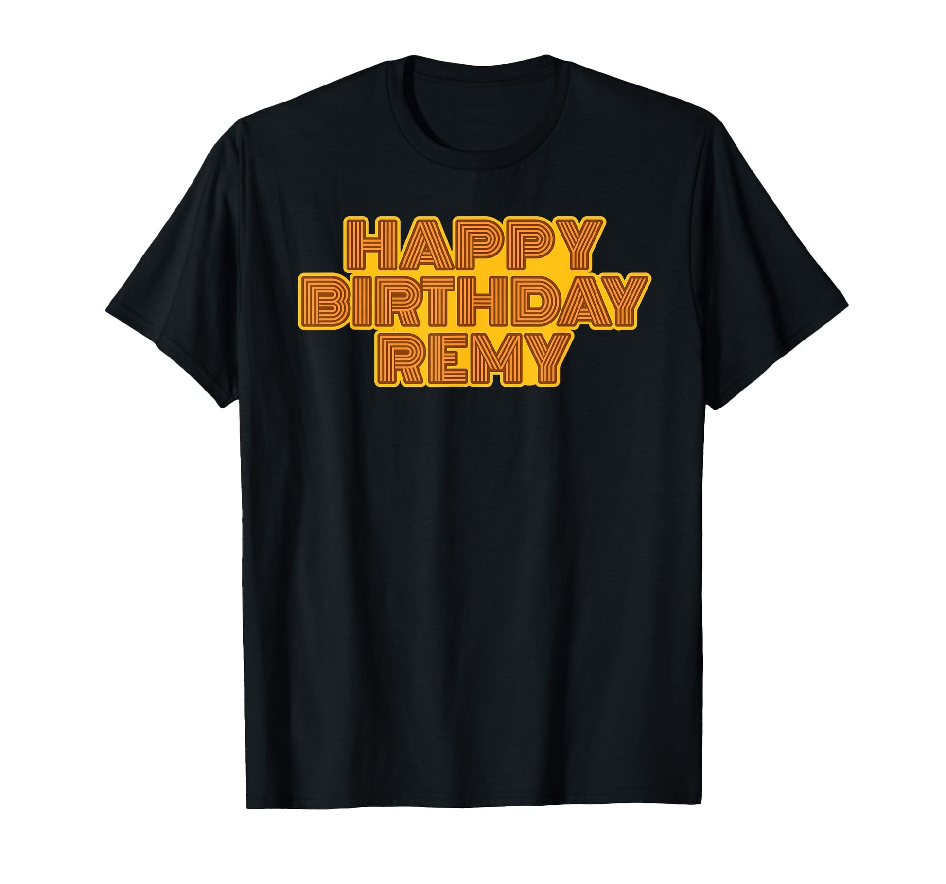 Happy Birthday Remy Personalized Name T-Shirt - Minimalist Print Unisex - T-Shirt, Sweatshirt, Hoodie