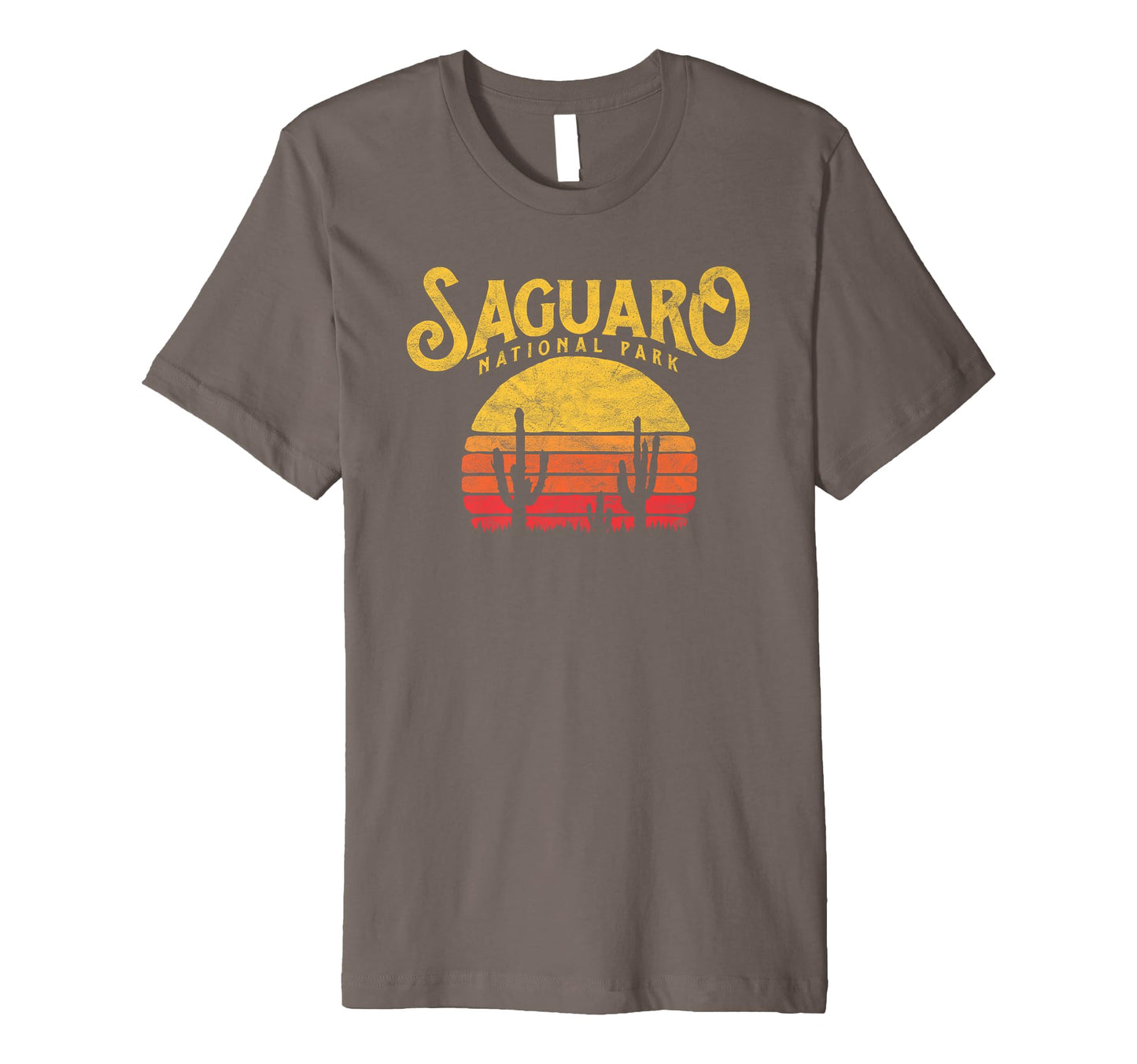 Saguaro National Park Cactus Sun T-Shirt - Minimalist Print for Adults - T-Shirt, Sweatshirt, Hoodie