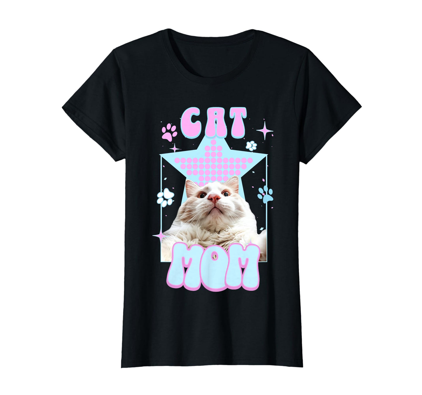 Cat Mom Y2K Harajuku Aesthetic Fur T-Shirt - Aesthetic Graphic Unisex - T-Shirt, Sweatshirt, Hoodie