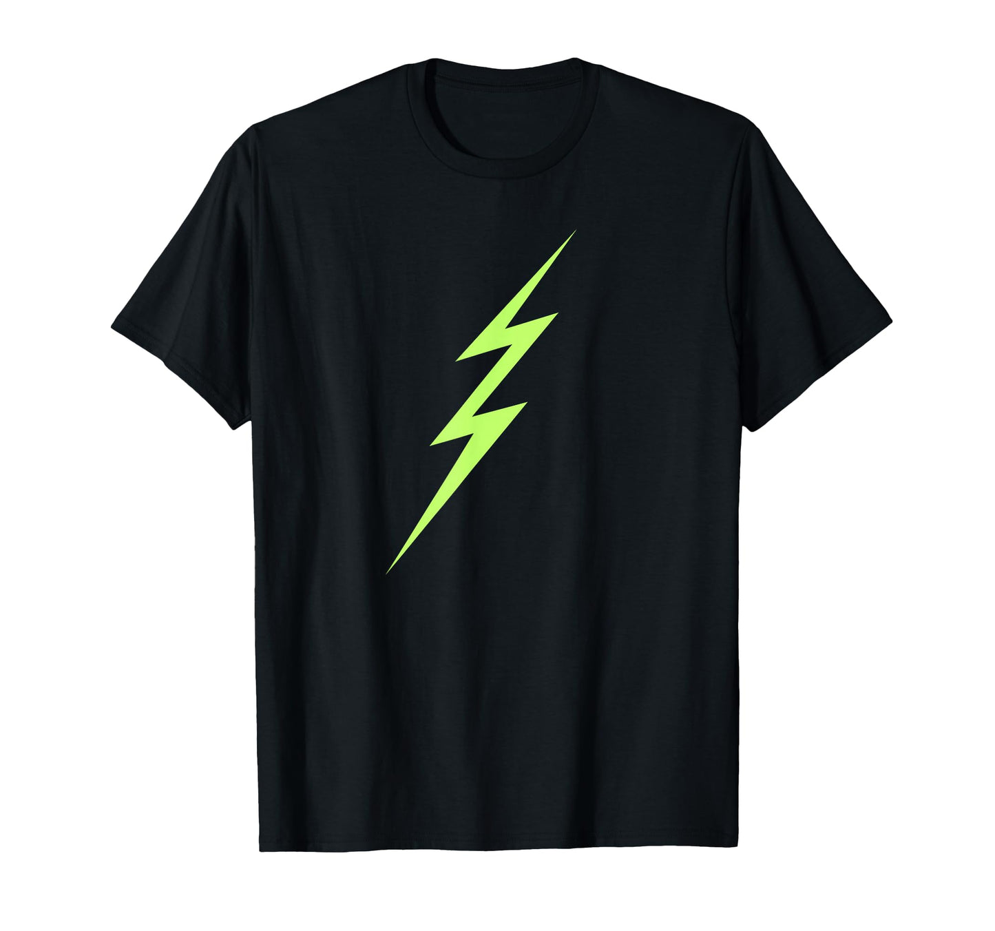 Simple Lightning Bolt Minimal Lime T-Shirt - Custom Art Print Men Women - T-Shirt, Sweatshirt, Hoodie