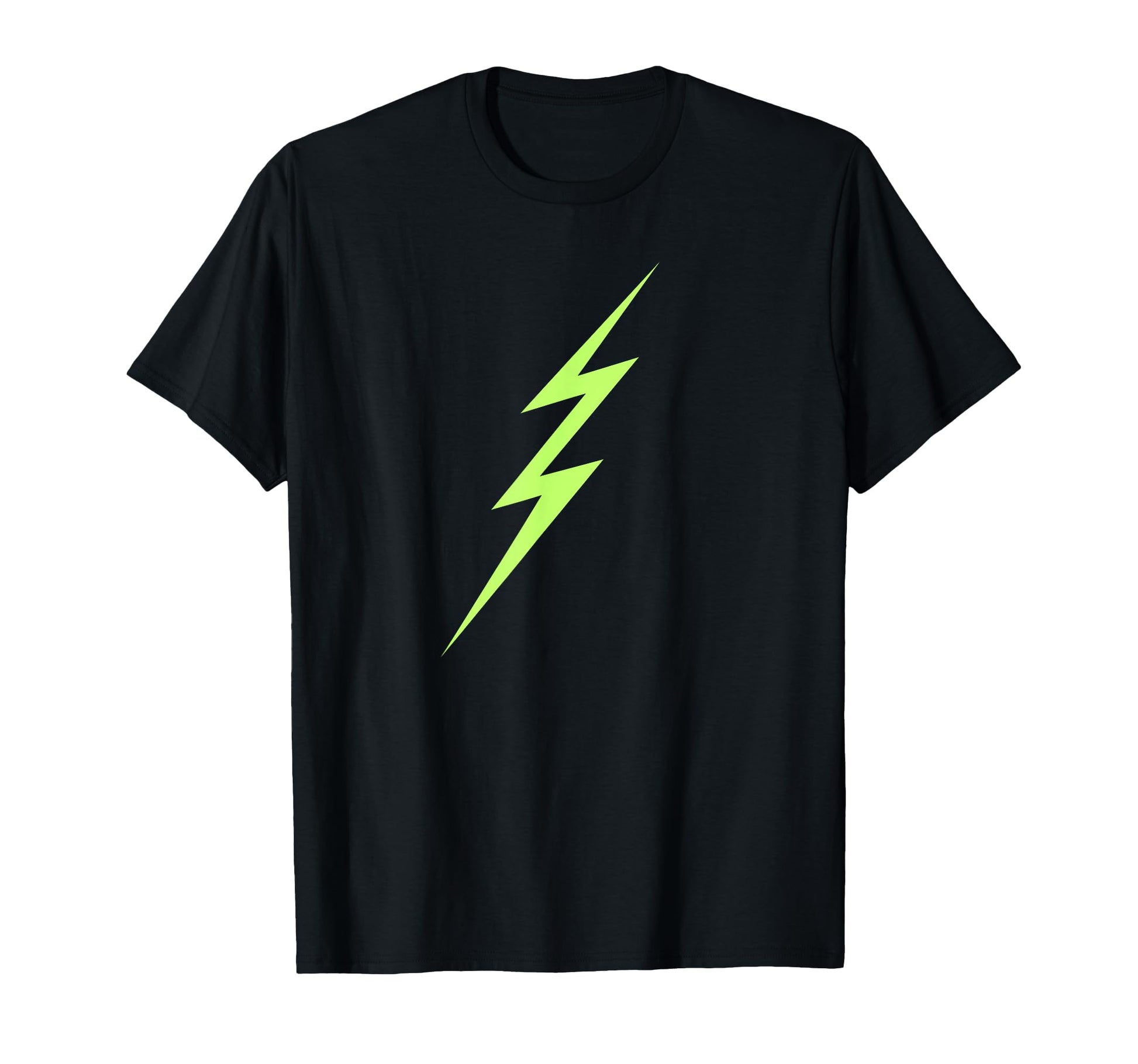 Simple Lightning Bolt Minimal Lime T-Shirt - Custom Art Print Men Women - T-Shirt, Sweatshirt, Hoodie
