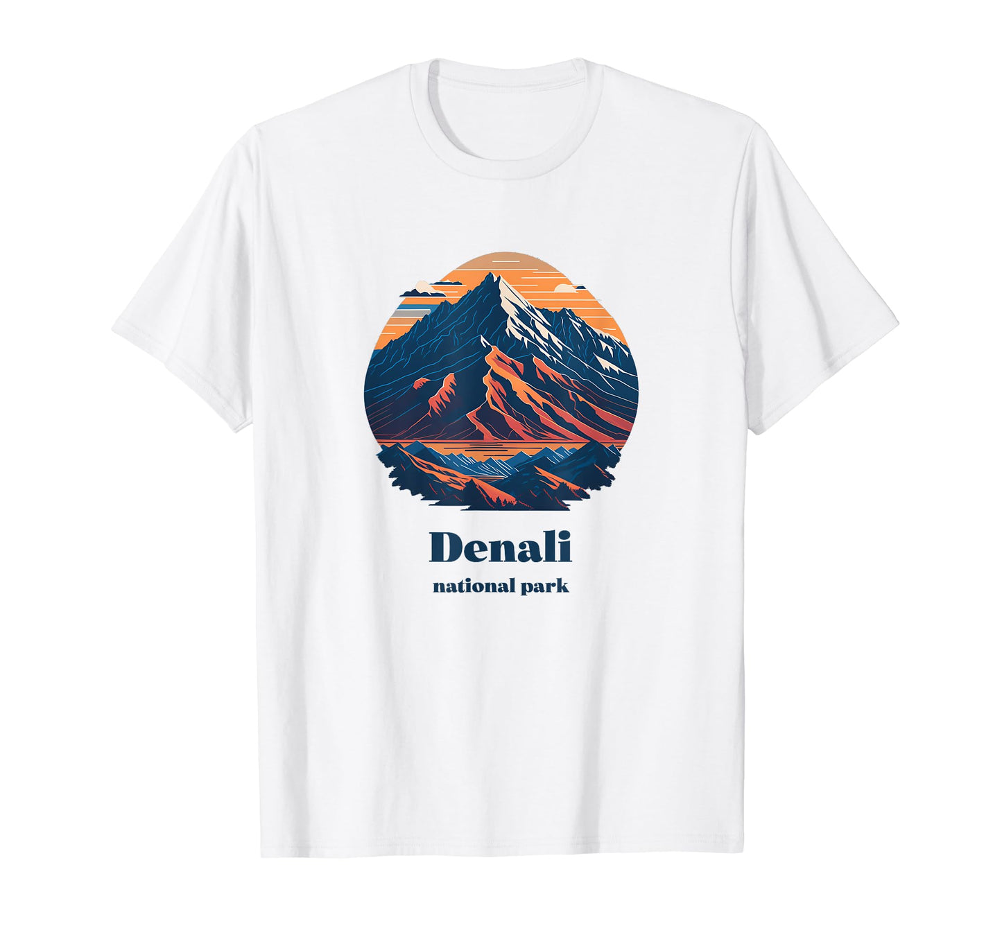 Denali National Park Alaska 80S T-Shirt - Unique Graphic Men Women - T-Shirt, Sweatshirt, Hoodie