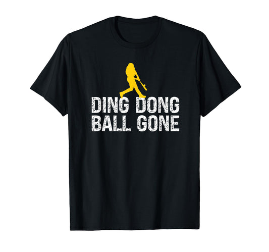 Baseball Dinger Homerun Slugger Ding T-Shirt - Trendy Graphic Men Women - T-Shirt, Sweatshirt, Hoodie