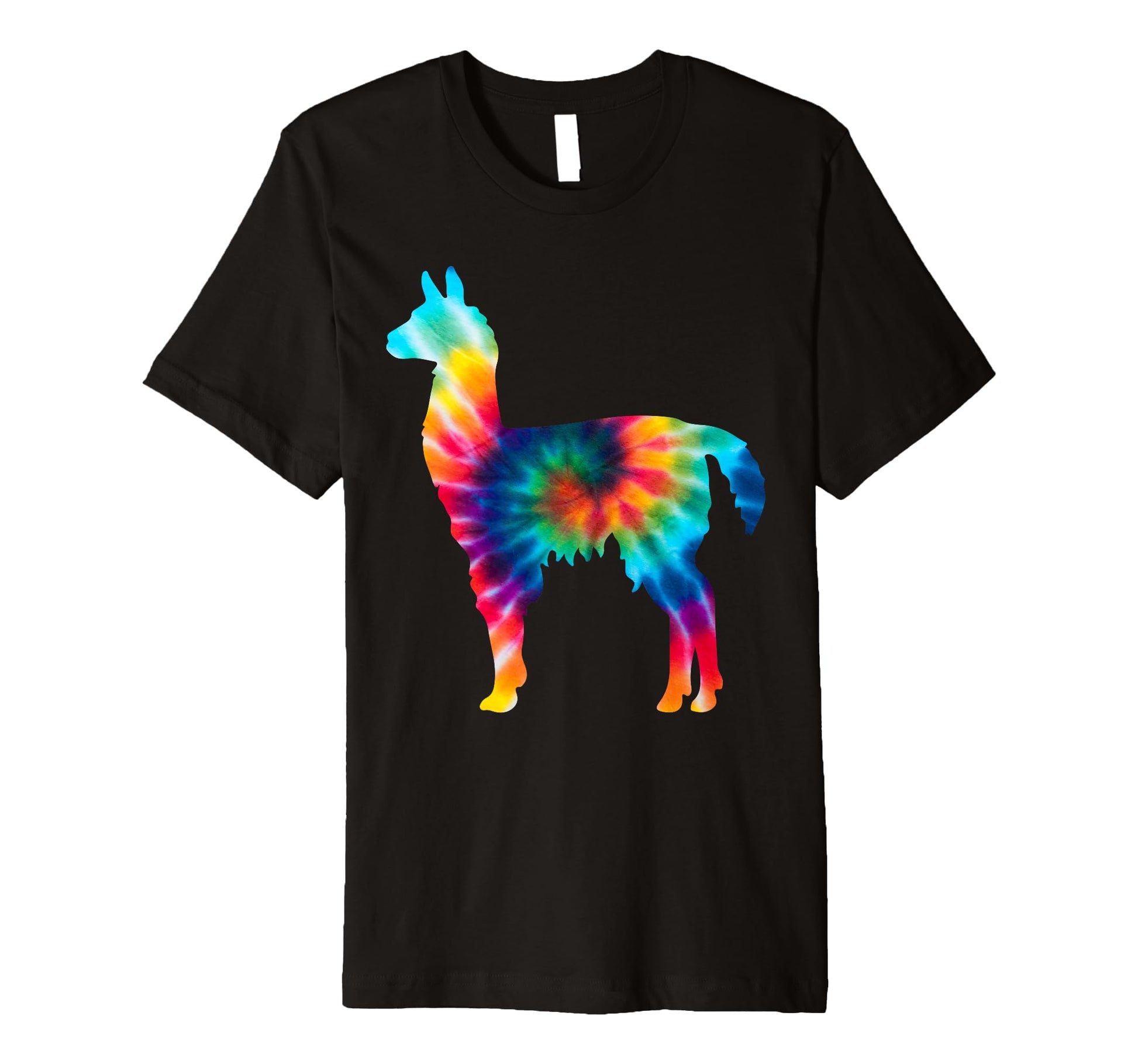 Funny Llama Tie Dye Psychedelic T-Shirt - Custom Art Print Men Women - T-Shirt, Sweatshirt, Hoodie