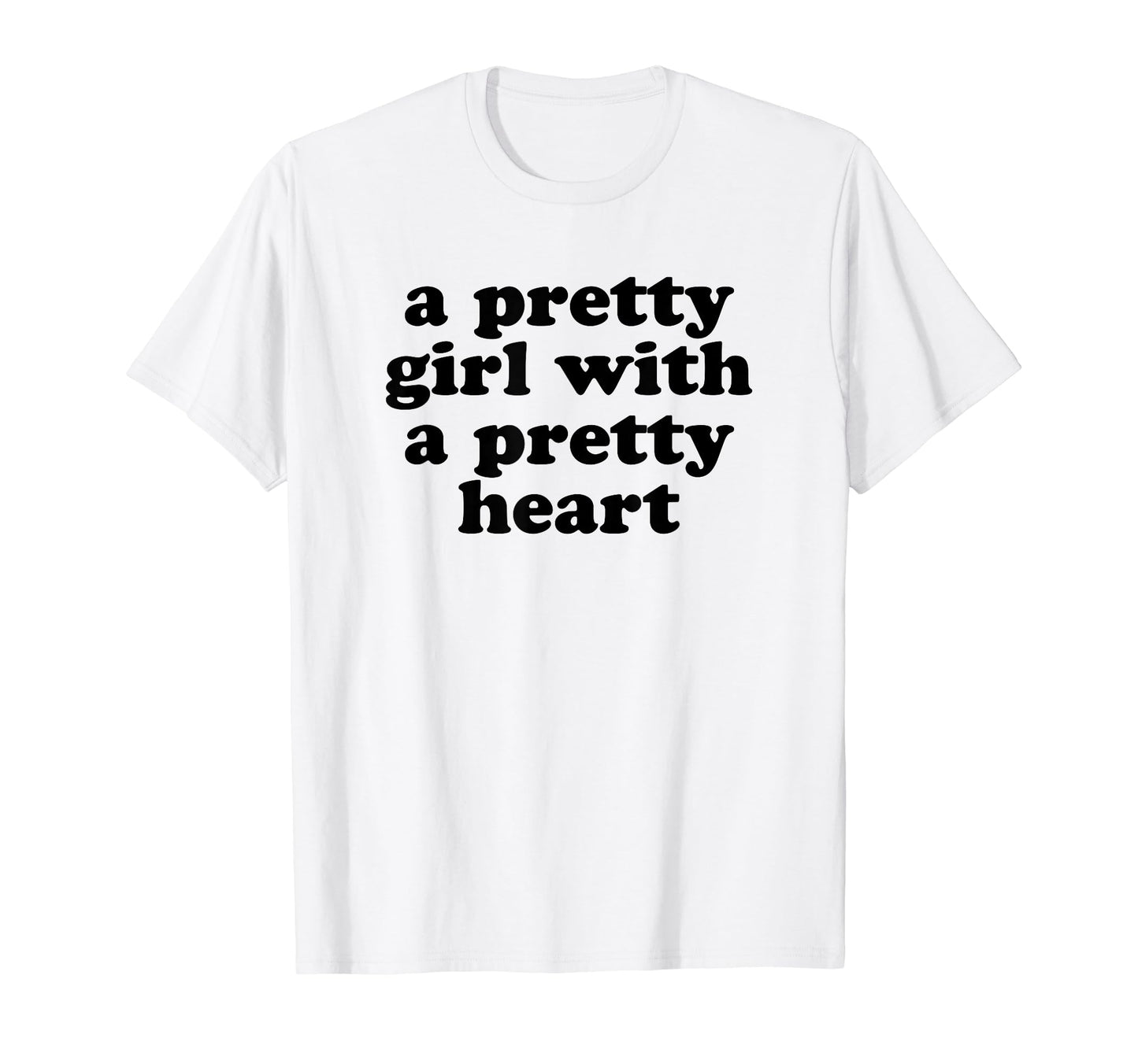 Pretty Pretty Heart Y2K Aesthetic T-Shirt - Minimalist Print for Adults - T-Shirt, Sweatshirt, Hoodie