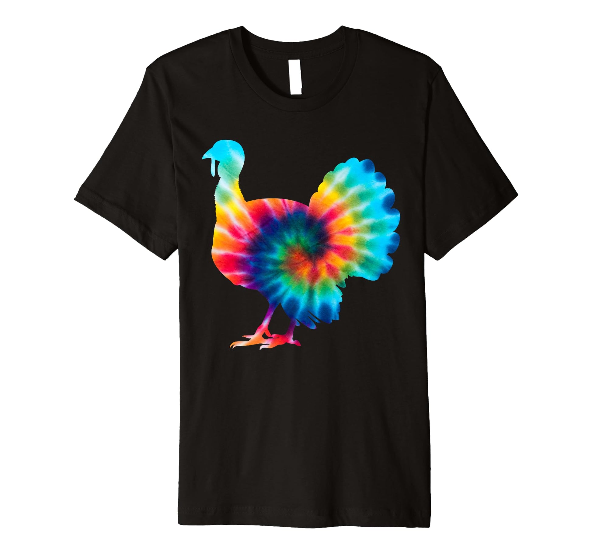 Funny Turkey Tie Dye Psychedelic Hippie 60S T-Shirt - Graphic Print Unisex - T-Shirt, Sweatshirt, Hoodie