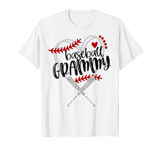 Baseball Grammy Grandma Mimi Nana T-Shirt - Custom Art Print Unisex - T-Shirt, Sweatshirt, Hoodie