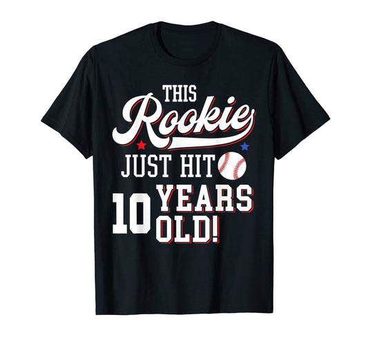Baseball Birthday Party This Rookie T-Shirt - Unique Graphic for Adults - T-Shirt, Sweatshirt, Hoodie