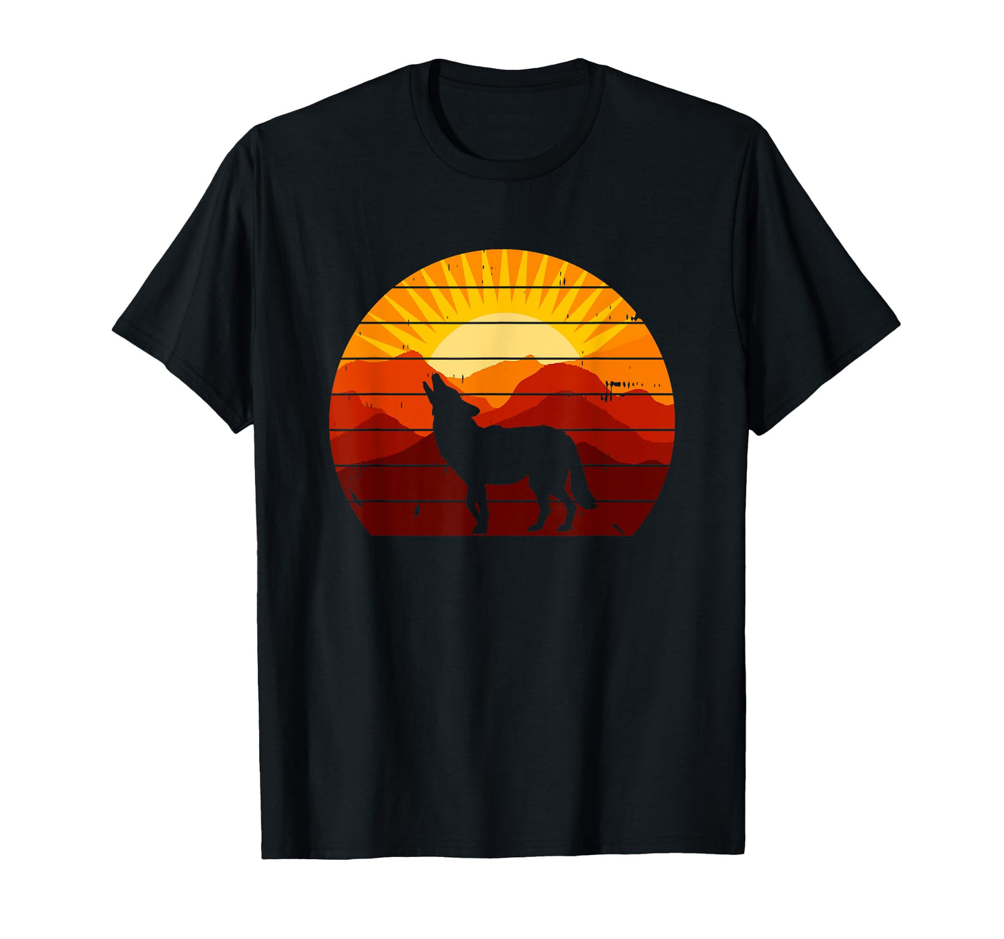 Coyote Animal Howling Southwest T-Shirt - Streetwear Style Men Women - T-Shirt, Sweatshirt, Hoodie