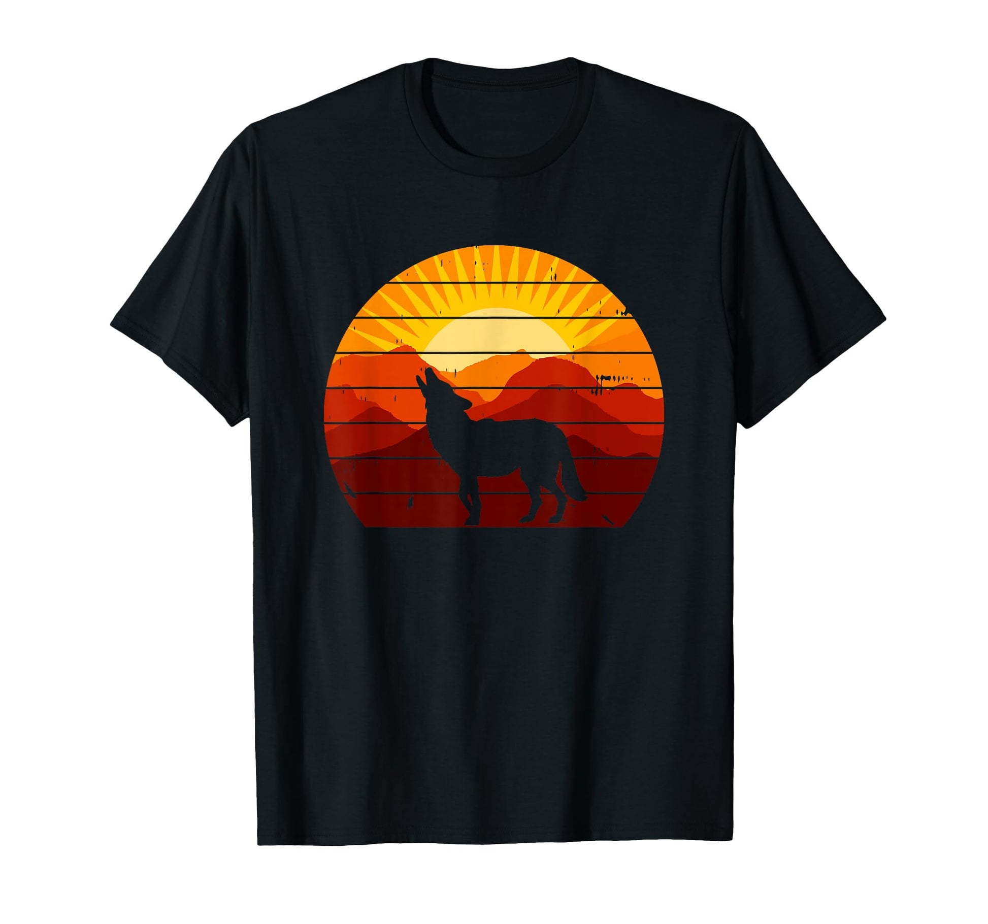 Coyote Animal Howling Southwest T-Shirt - Streetwear Style Men Women - T-Shirt, Sweatshirt, Hoodie