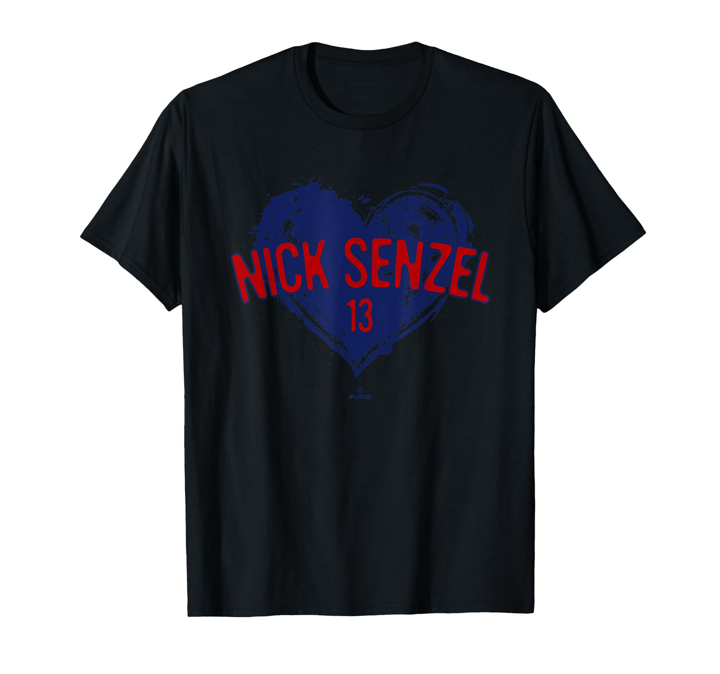 Distressed Heart Nick Senzel Washington T-Shirt - Novelty Apparel Unisex - T-Shirt, Sweatshirt, Hoodie