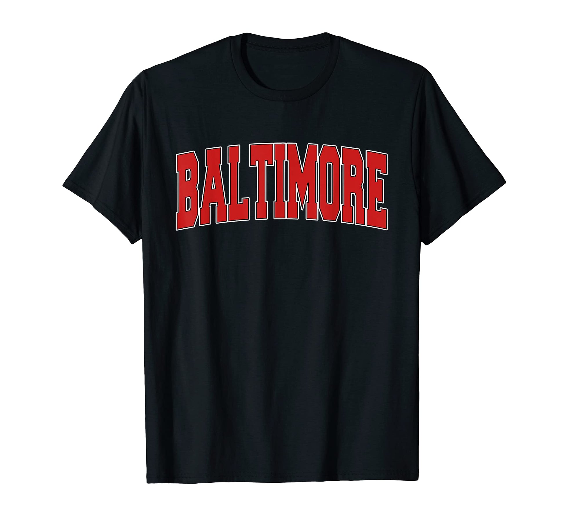 Baltimore Md Maryland Varsity Usa T-Shirt - Minimalist Print for Adults - T-Shirt, Sweatshirt, Hoodie