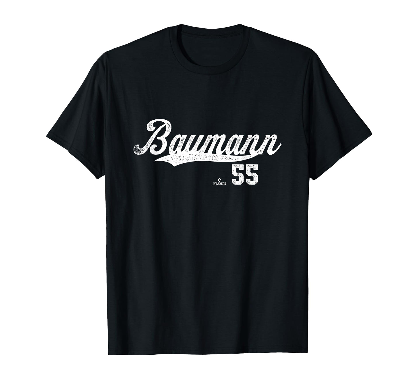 Distressed Swoosh Mike Baumann T-Shirt - Fun Novelty Design Men Women - T-Shirt, Sweatshirt, Hoodie