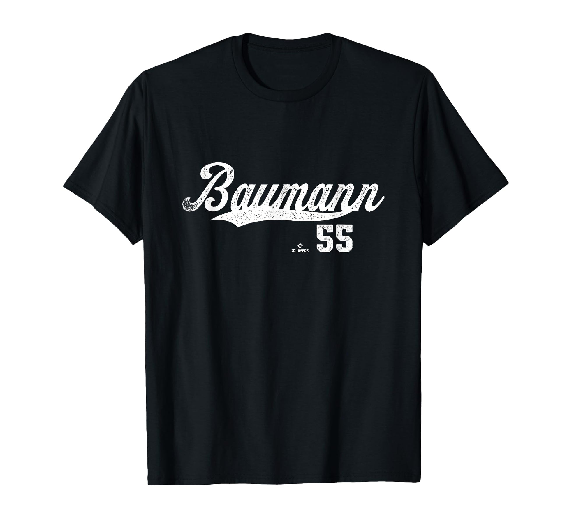 Distressed Swoosh Mike Baumann T-Shirt - Fun Novelty Design Men Women - T-Shirt, Sweatshirt, Hoodie
