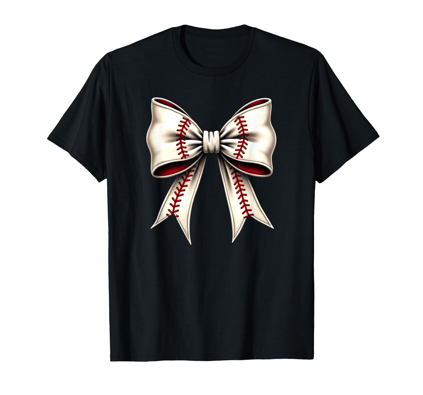 Baseball Coquette Bow Mommy T-Shirt - Fun Novelty Design Unisex - T-Shirt, Sweatshirt, Hoodie