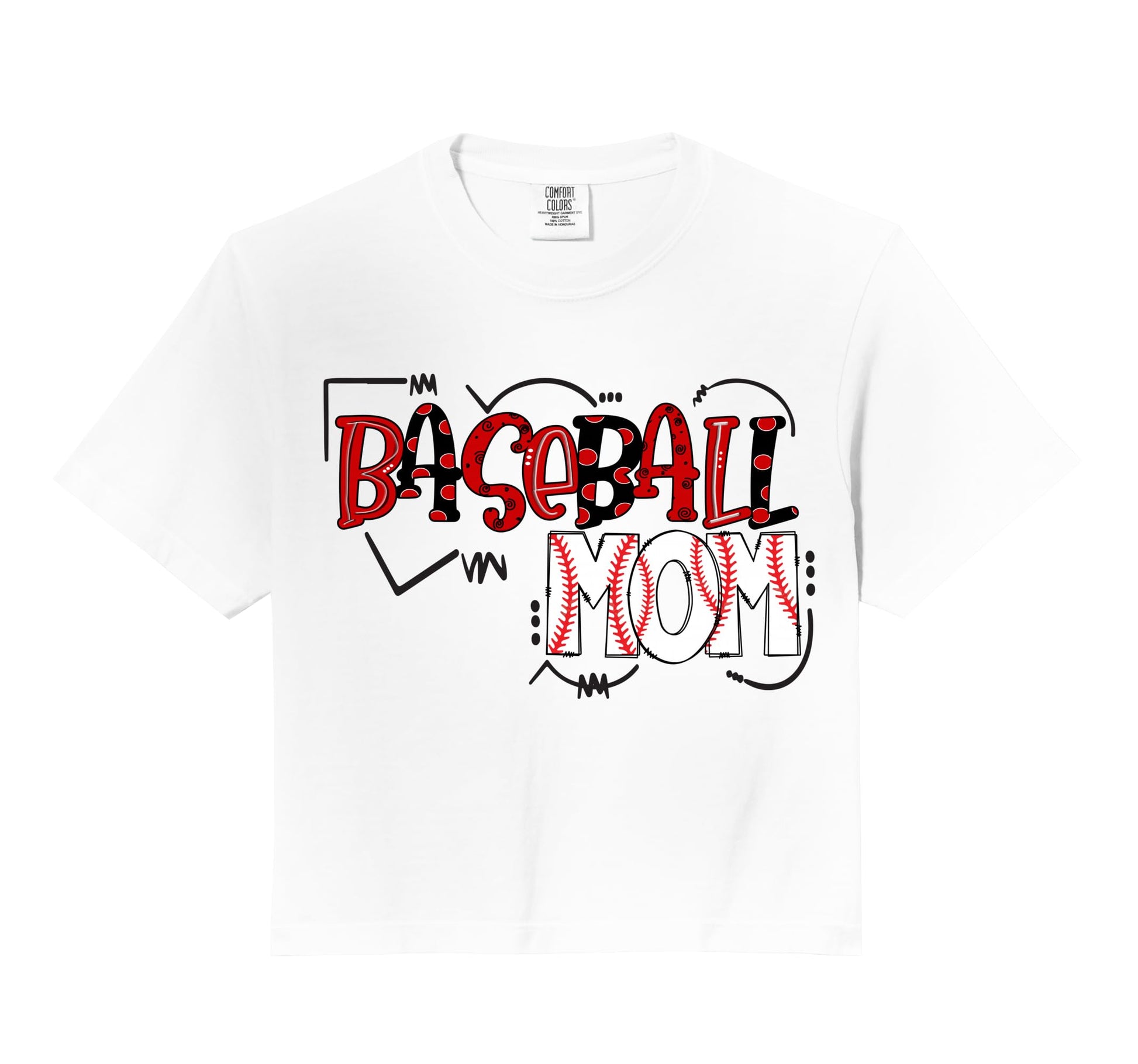Mom Squad Leopard Baseball Mother T-Shirt - Trendy Graphic for Adults - T-Shirt, Sweatshirt, Hoodie