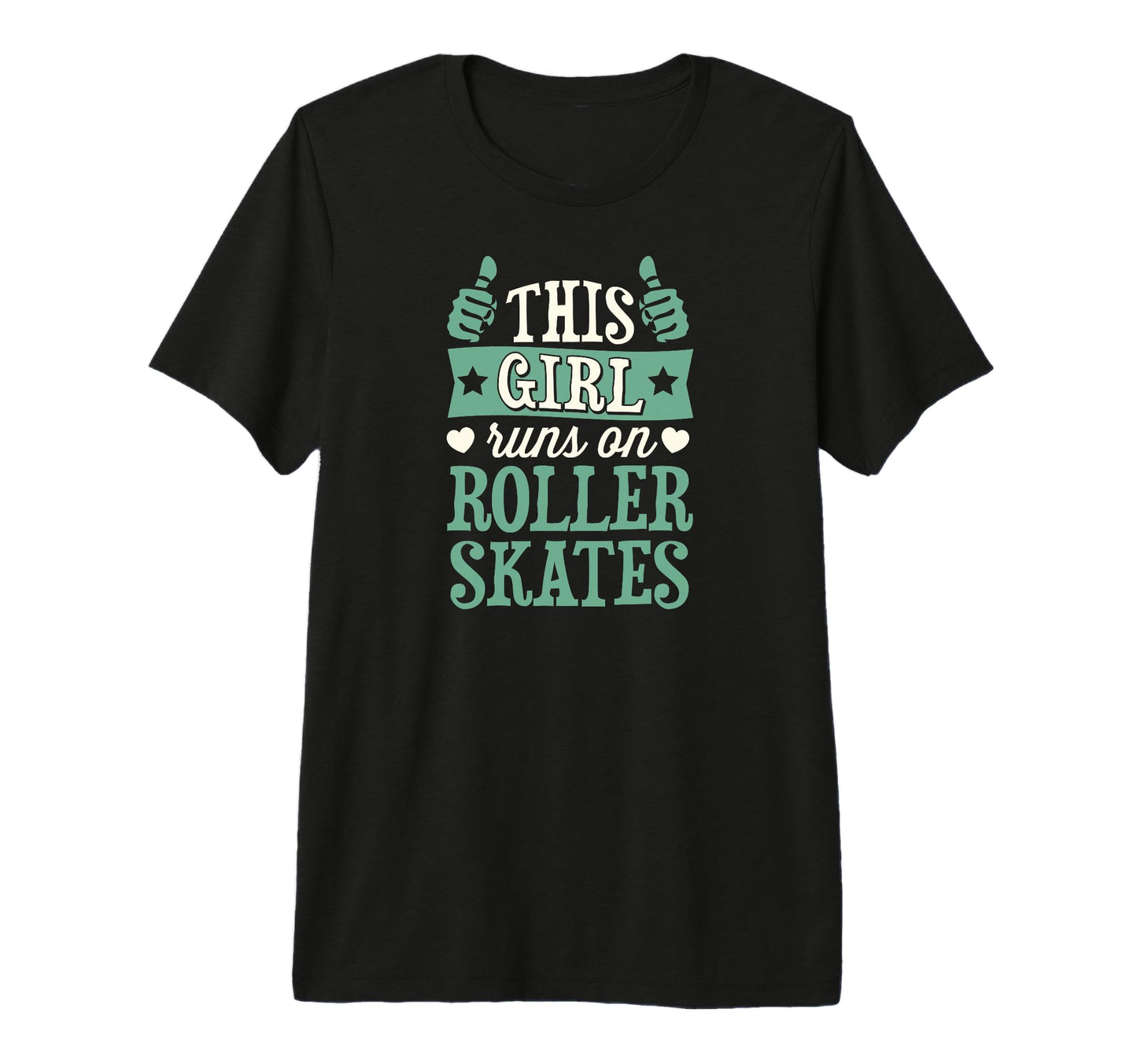 This Runs Roller Skates Tri Blend T-Shirt - Streetwear Style Unisex - T-Shirt, Sweatshirt, Hoodie