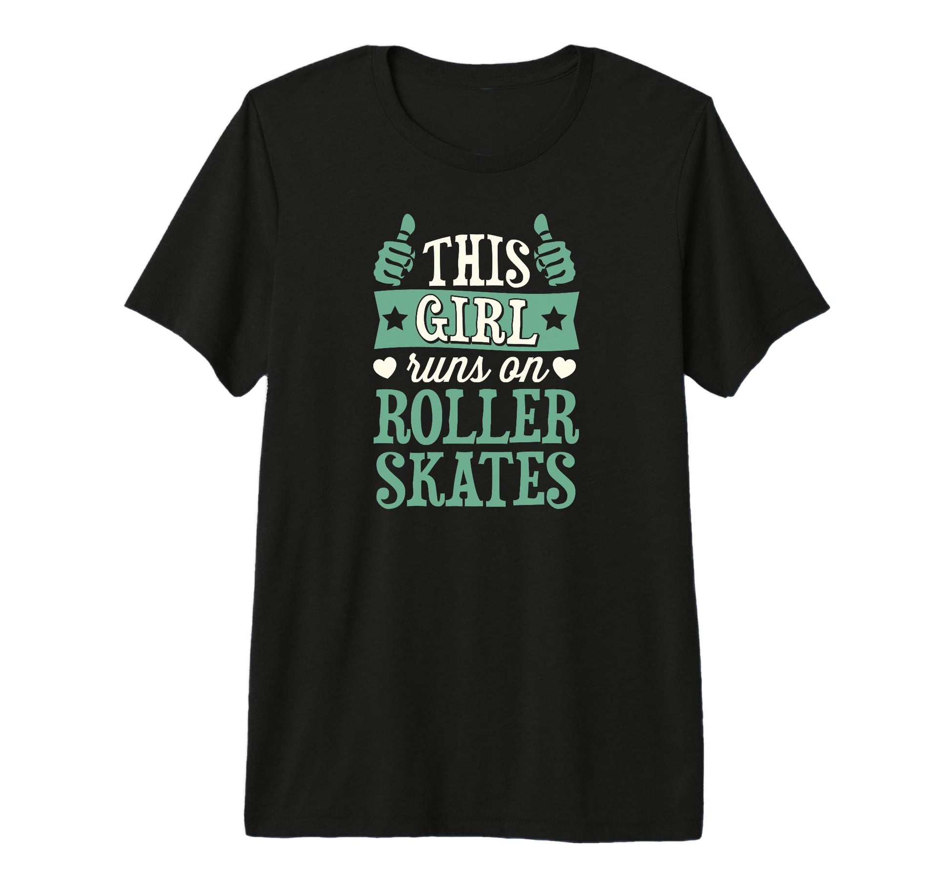 This Runs Roller Skates Tri Blend T-Shirt - Streetwear Style Unisex - T-Shirt, Sweatshirt, Hoodie